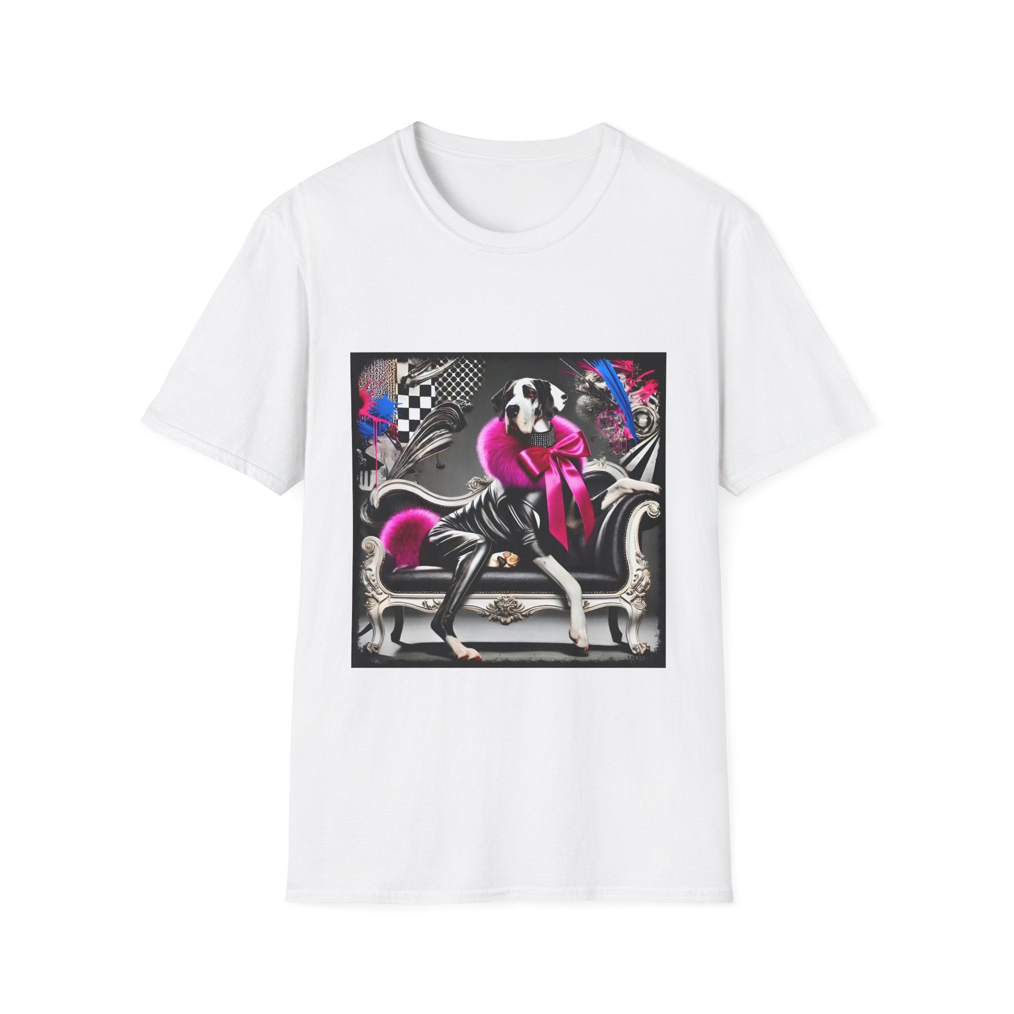 Great Dane Rock Chic | Unisex Dog T-Shirt