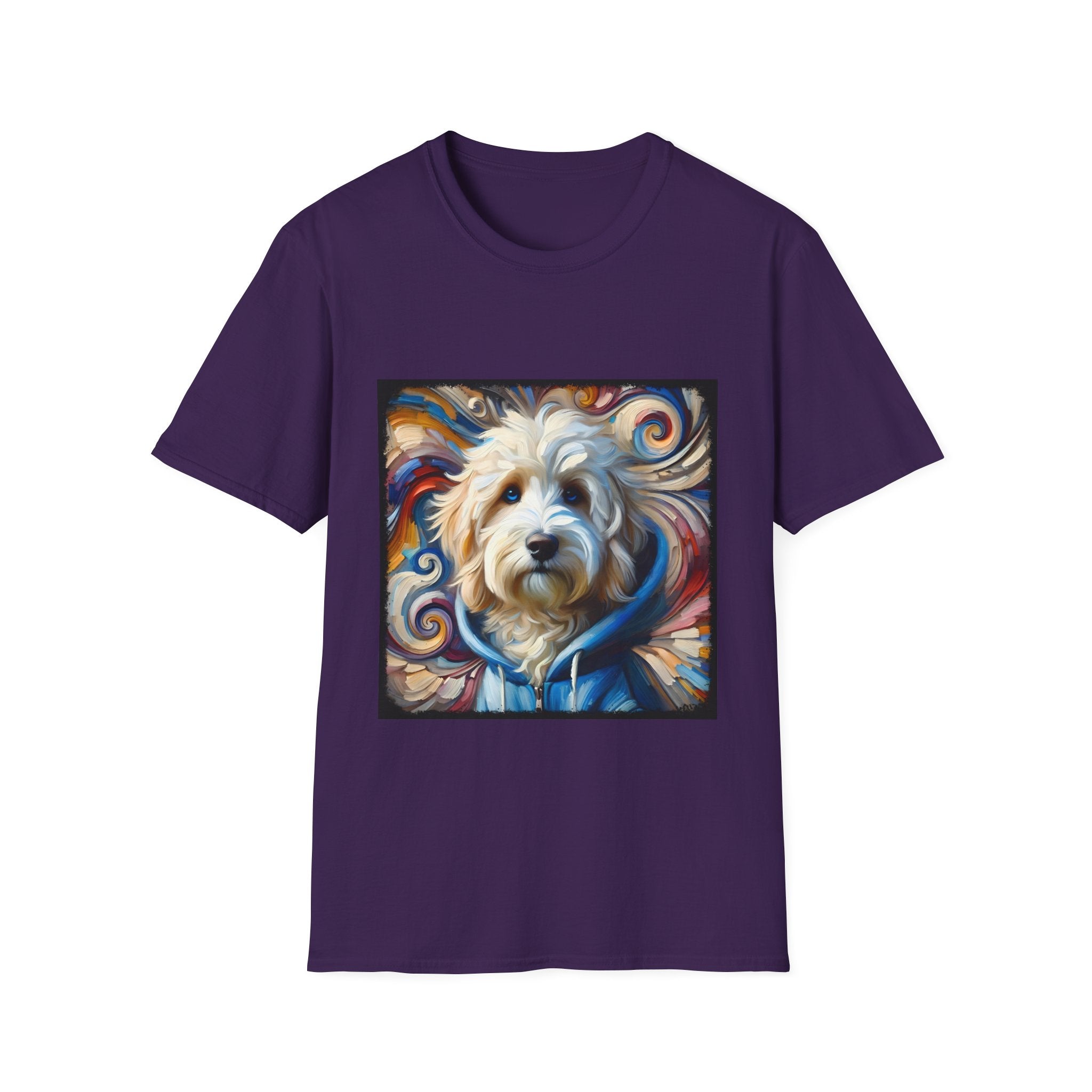 Sheepadoodle Blue Hoodie Swirl | Unisex Dog T-Shirt