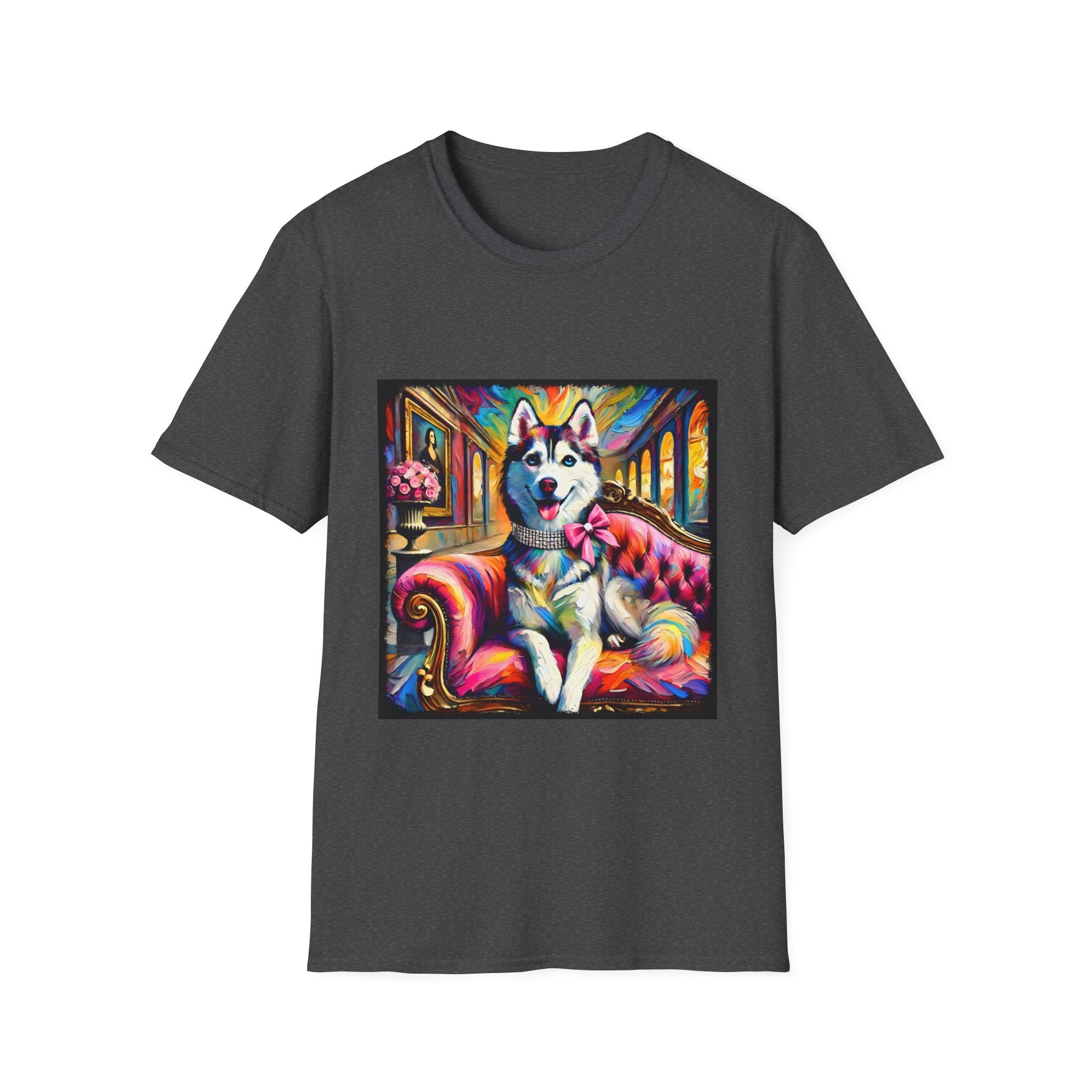 Siberian Husky Pink Princess Classic | Unisex Dog T-Shirt