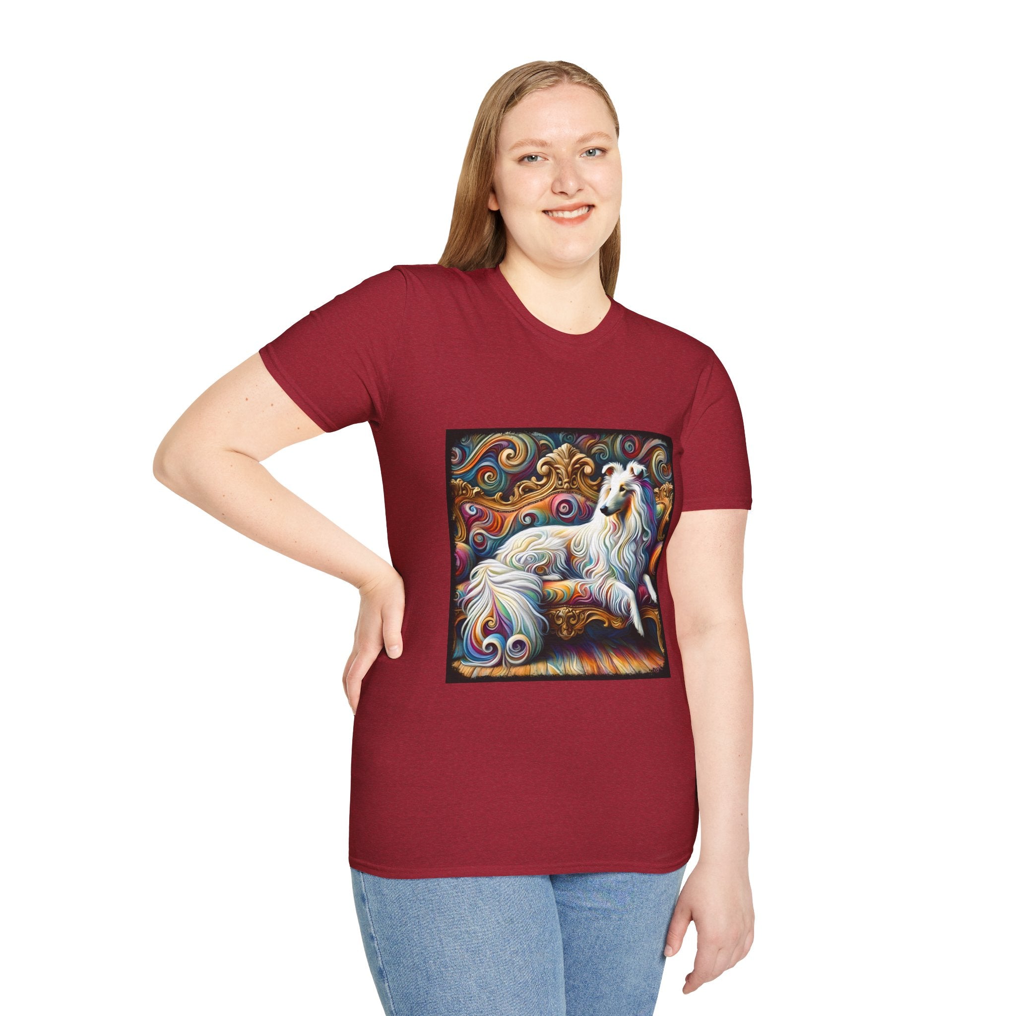 Collie Divine Swirl | Unisex Dog T-Shirt