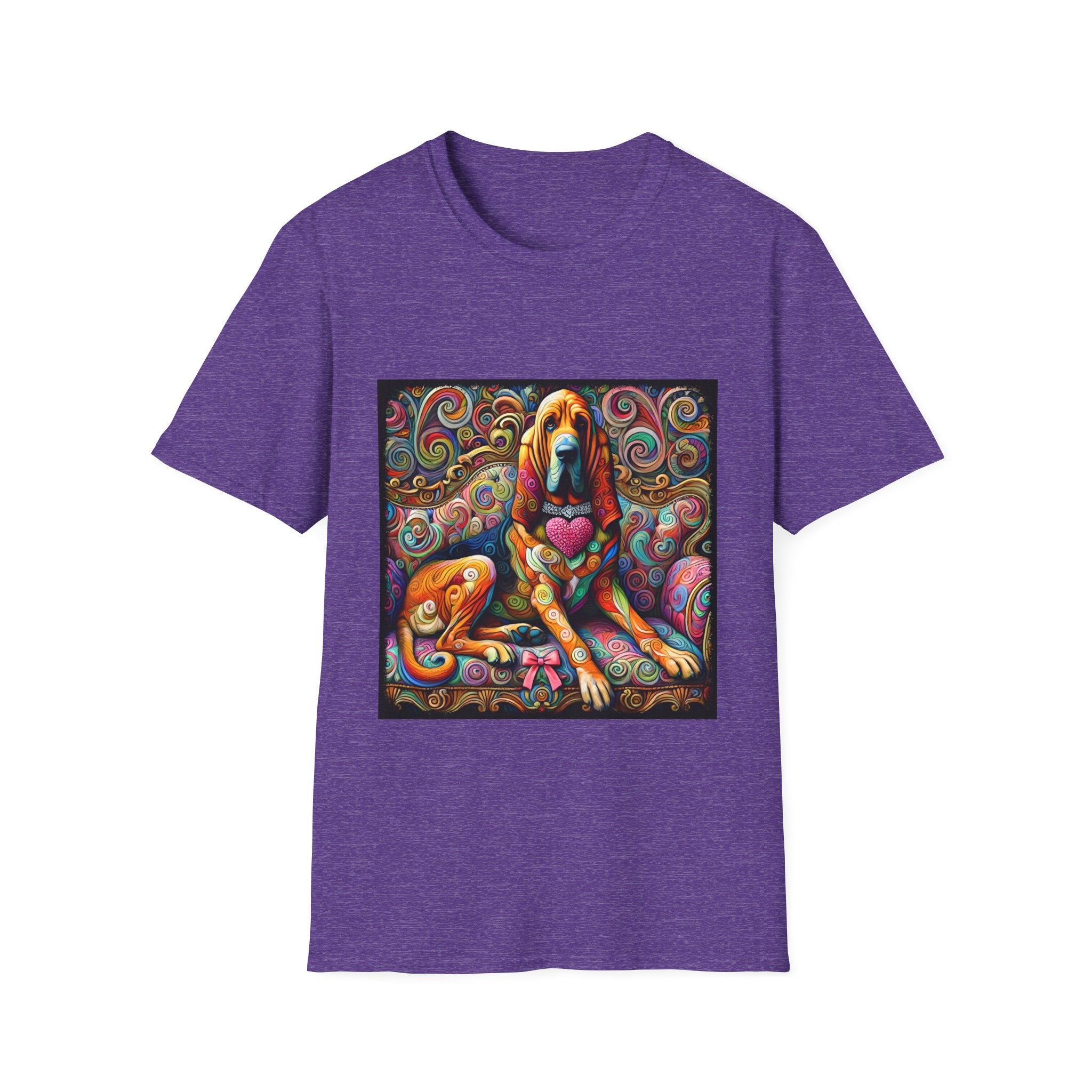 Bloodhound Love Swirl | Unisex Dog T-Shirt