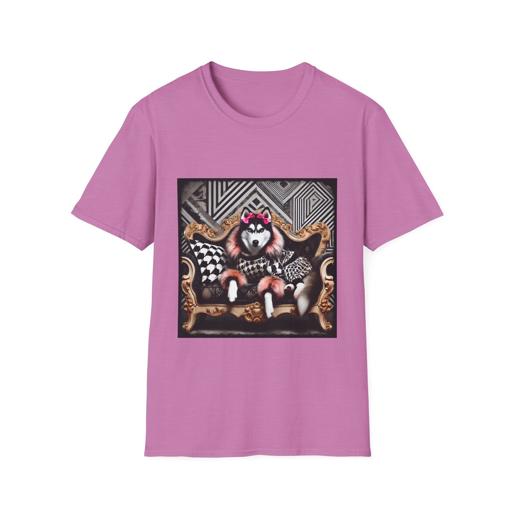 Siberian Husky Fierce Fashionista | Unisex Dog T-Shirt