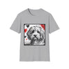 Cavapoo Bold Heart Sketch | Unisex Dog T-Shirt