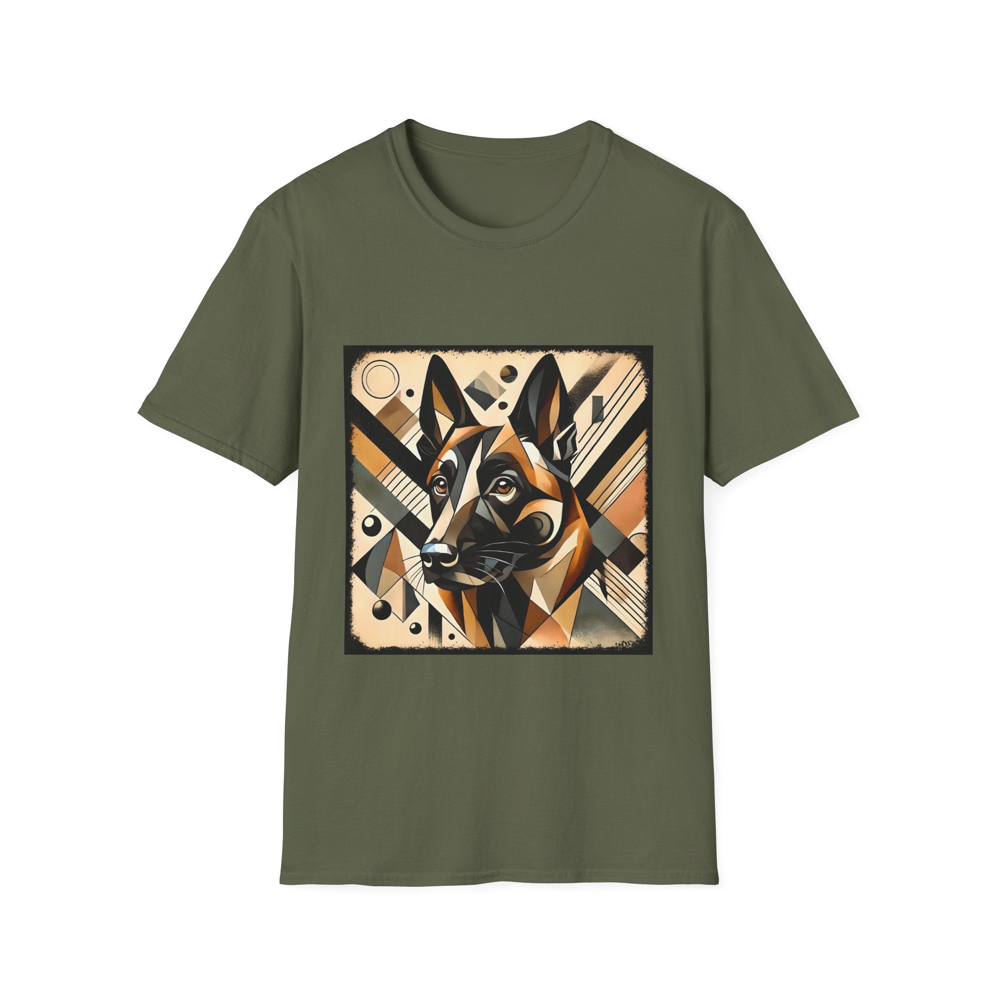 Belgian Malinois Bold Geometric | Unisex Dog T-Shirt
