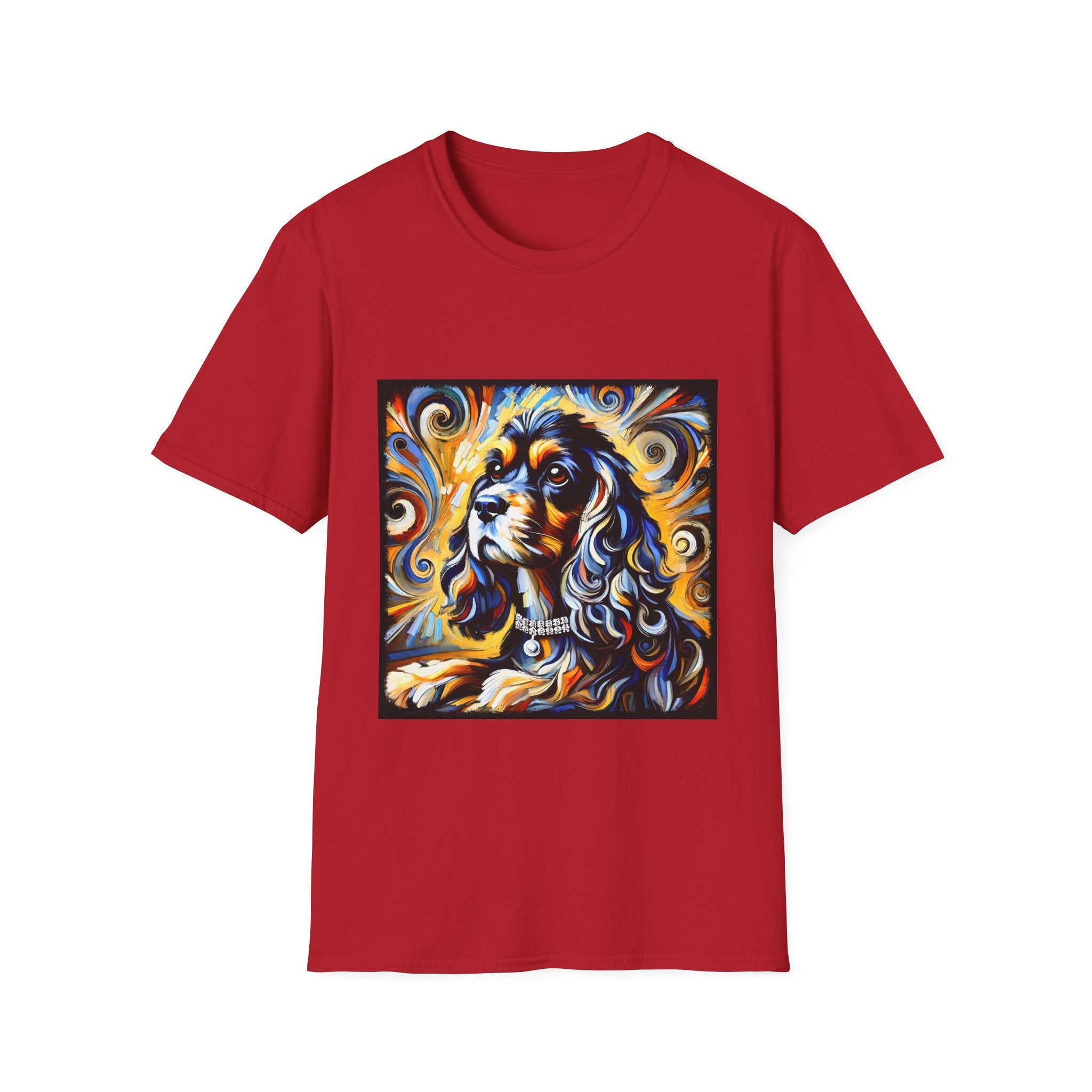 Cocker Spaniel Sun Swirl | Unisex Dog T-Shirt