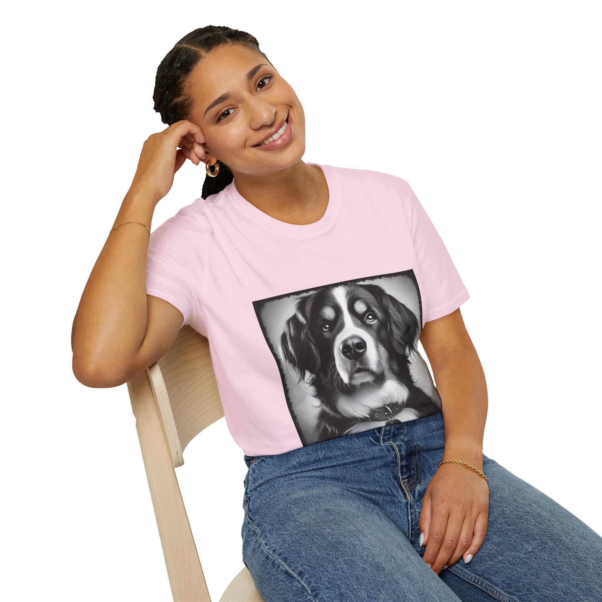 Bernese Mountain Dog Sweet Heart | Unisex Dog T-Shirt