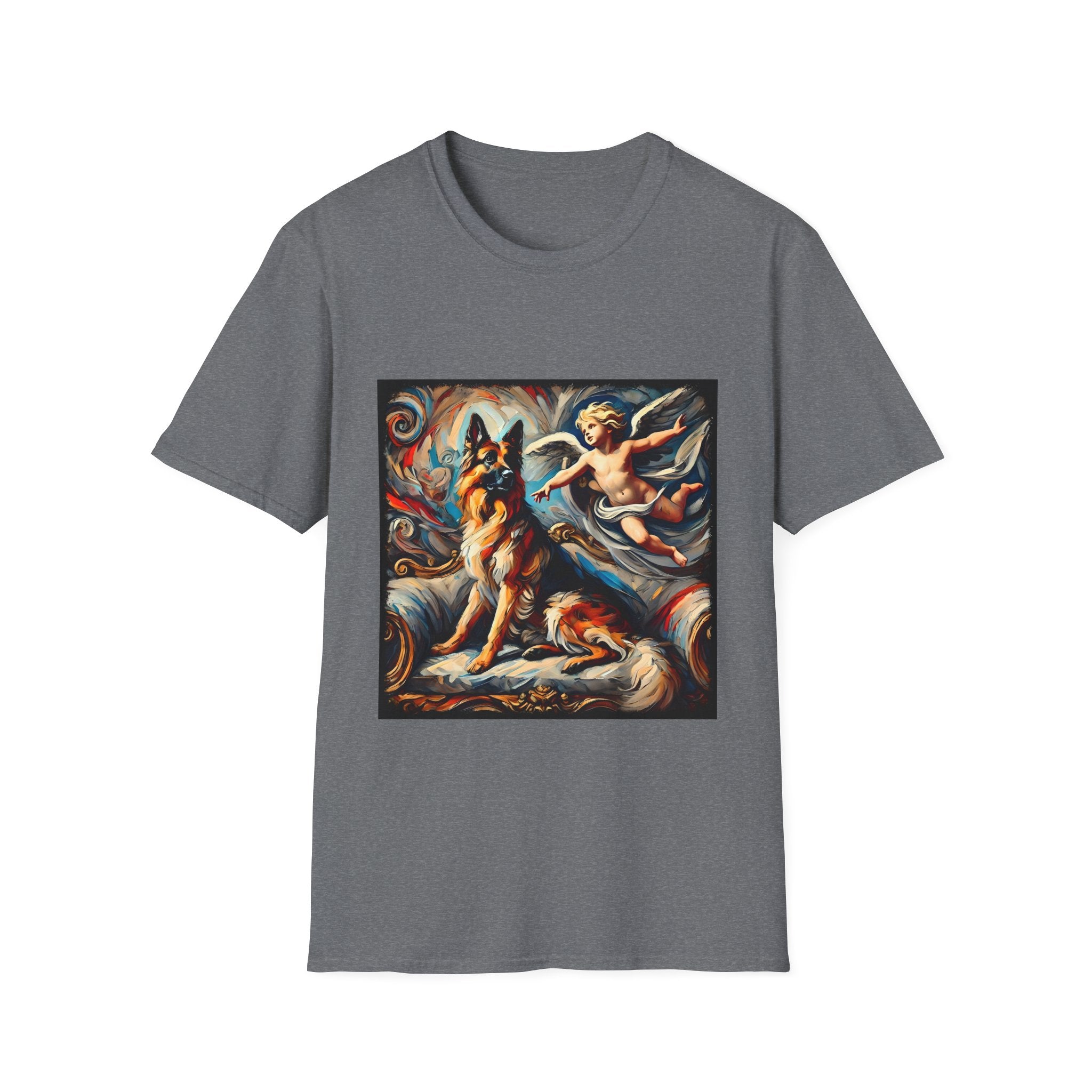 German Shepherd Divine Swirl | Unisex Dog T-Shirt