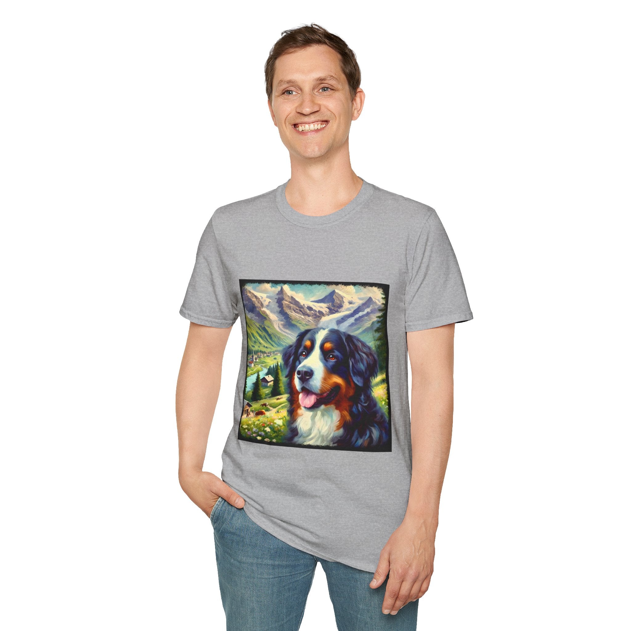 Bernese Mountain Dog Swiss Classic | Unisex Dog T-Shirt