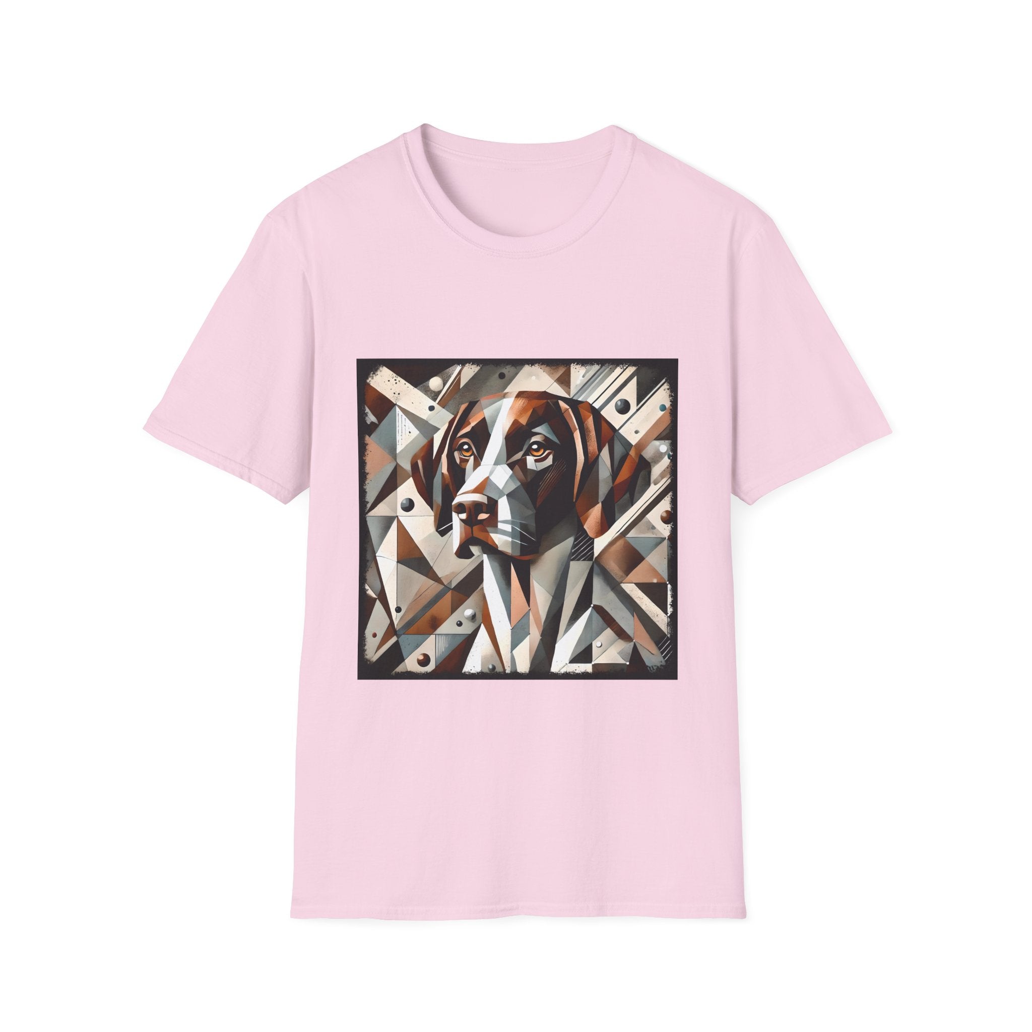 German Shorthaired Pointer Warm Geometric | Unisex Dog T-Shirt