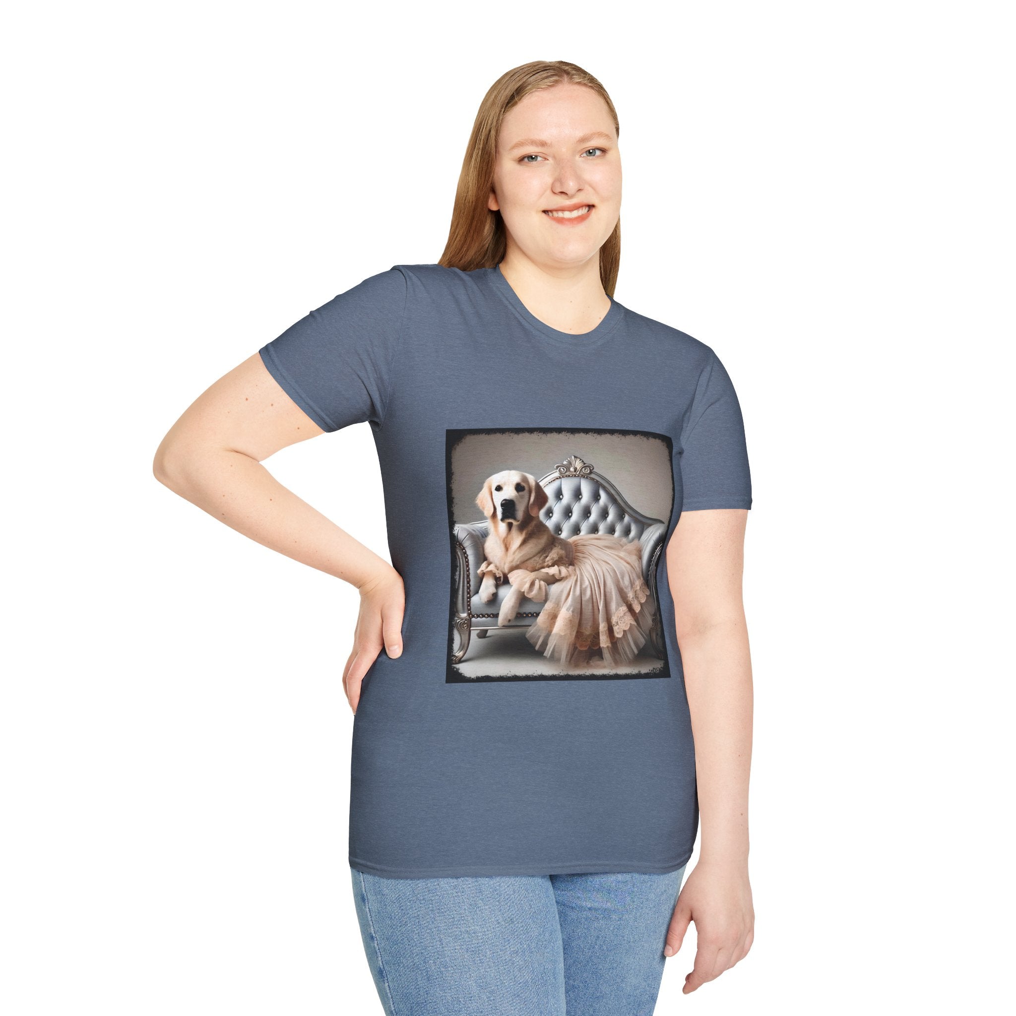 Golden Retriever Elegant Glamour | Unisex Dog T-Shirt