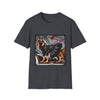 German Shepherd Leather Rebel | Unisex Dog T-Shirt