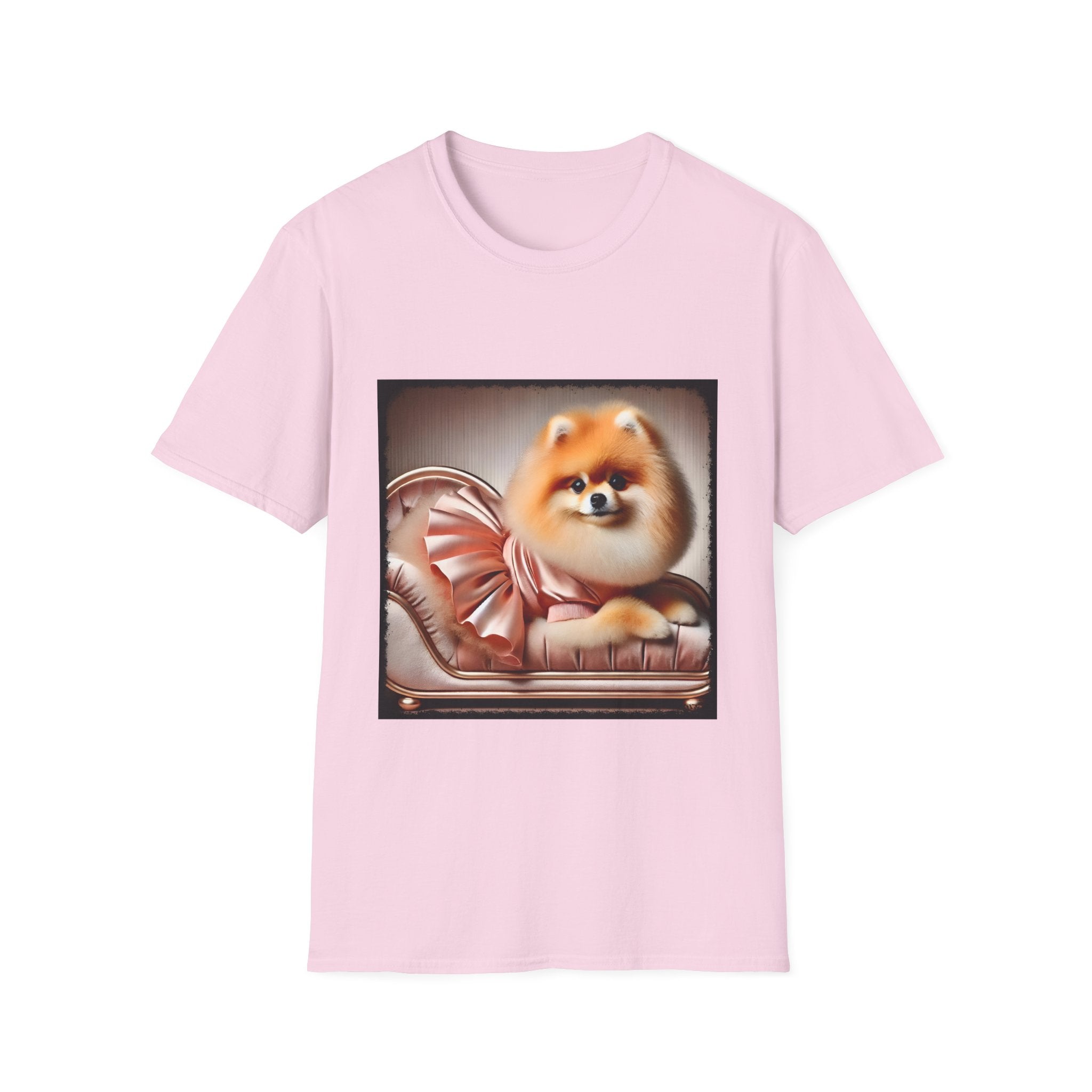 Pomeranian Peach Princess | Unisex Dog T-Shirt