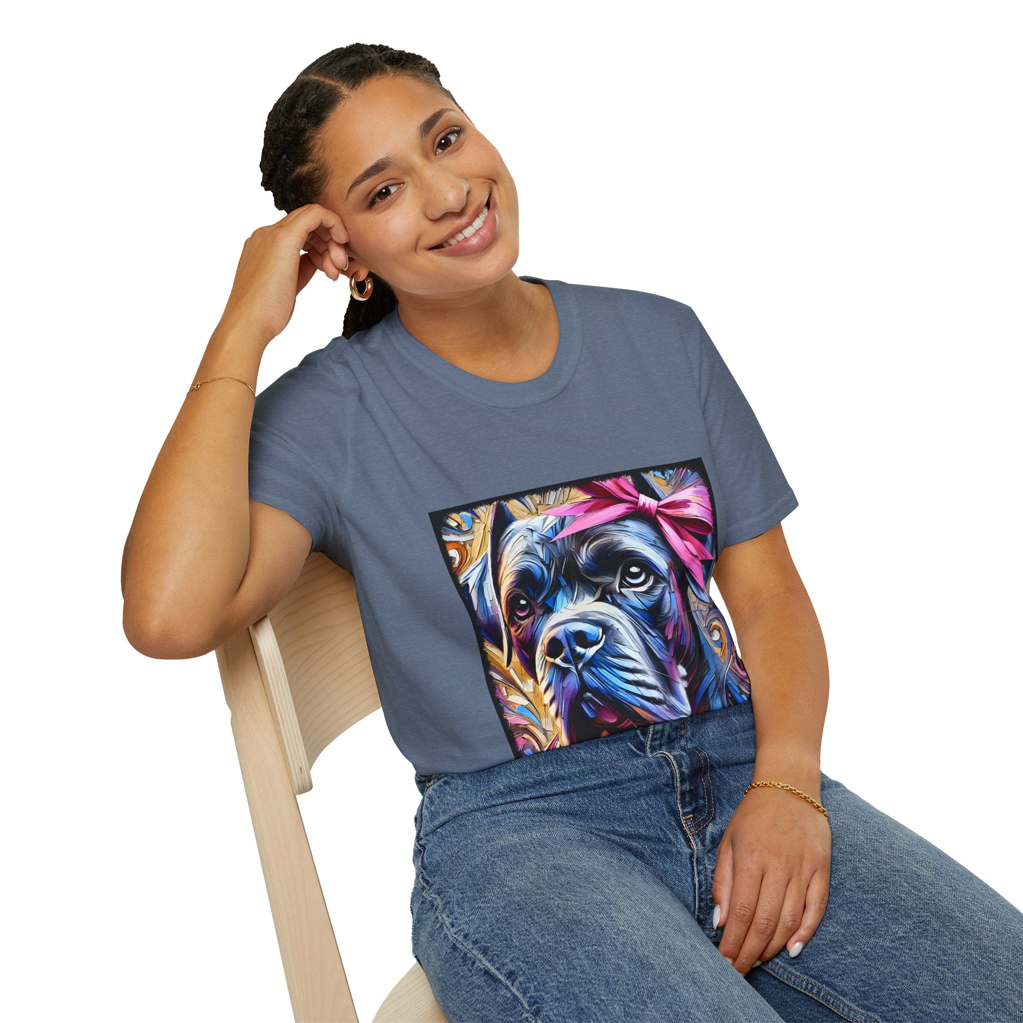 Cane Corso Beautiful Blue Swirl | Unisex Dog T-Shirt