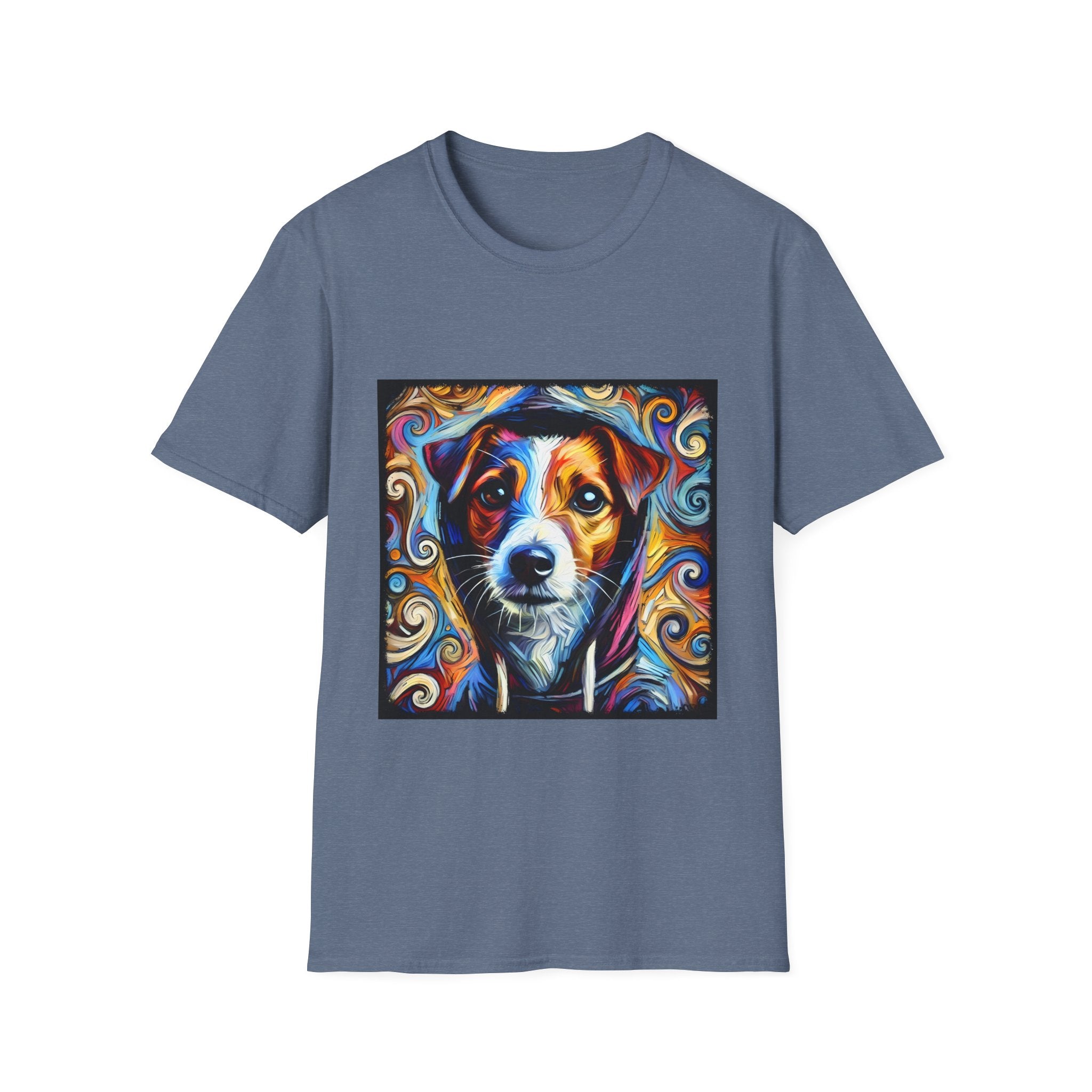 Jack Russell Terrier Relaxed Swirl | Unisex Dog T-Shirt