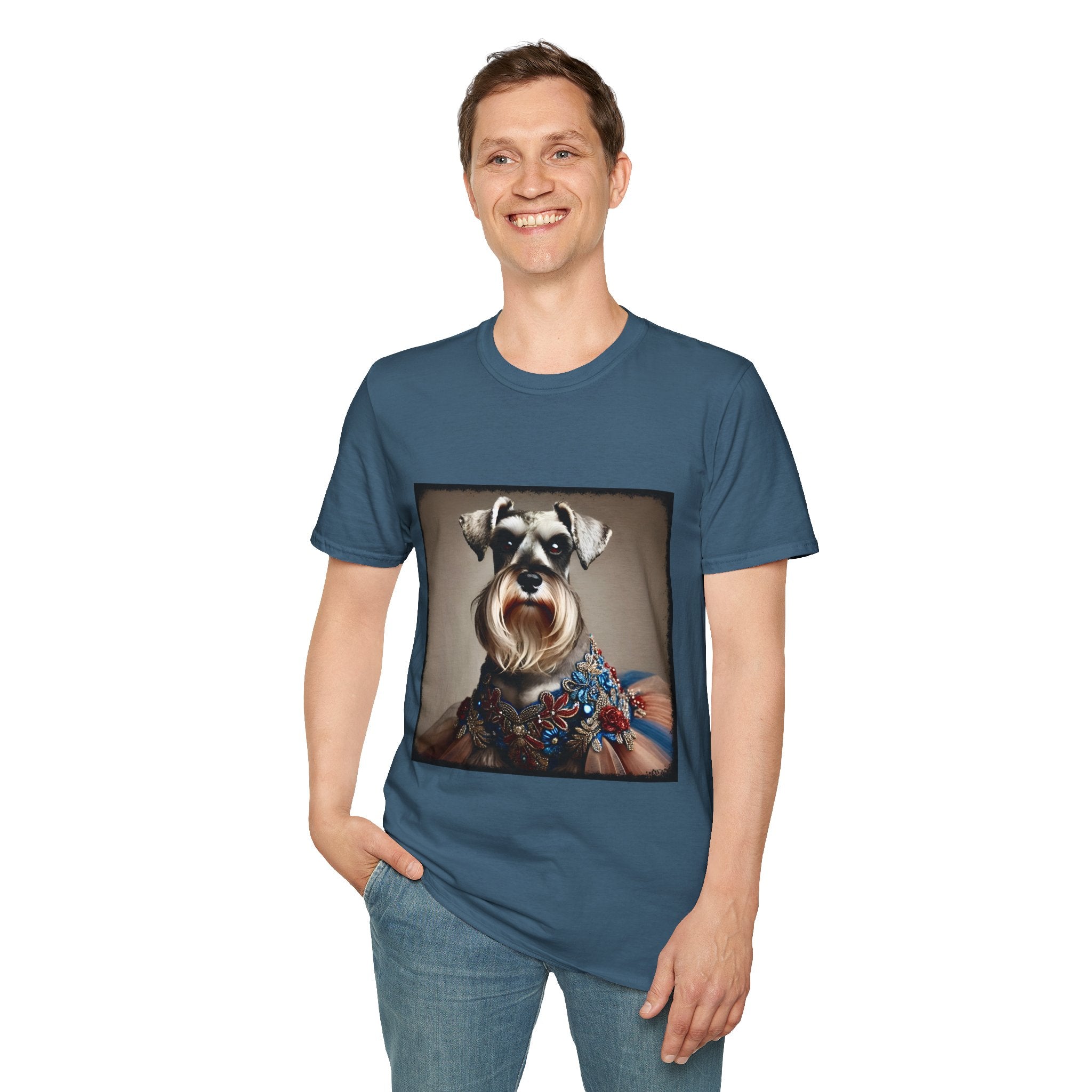 Schnauzer Bougie Babe | Unisex Dog T-Shirt