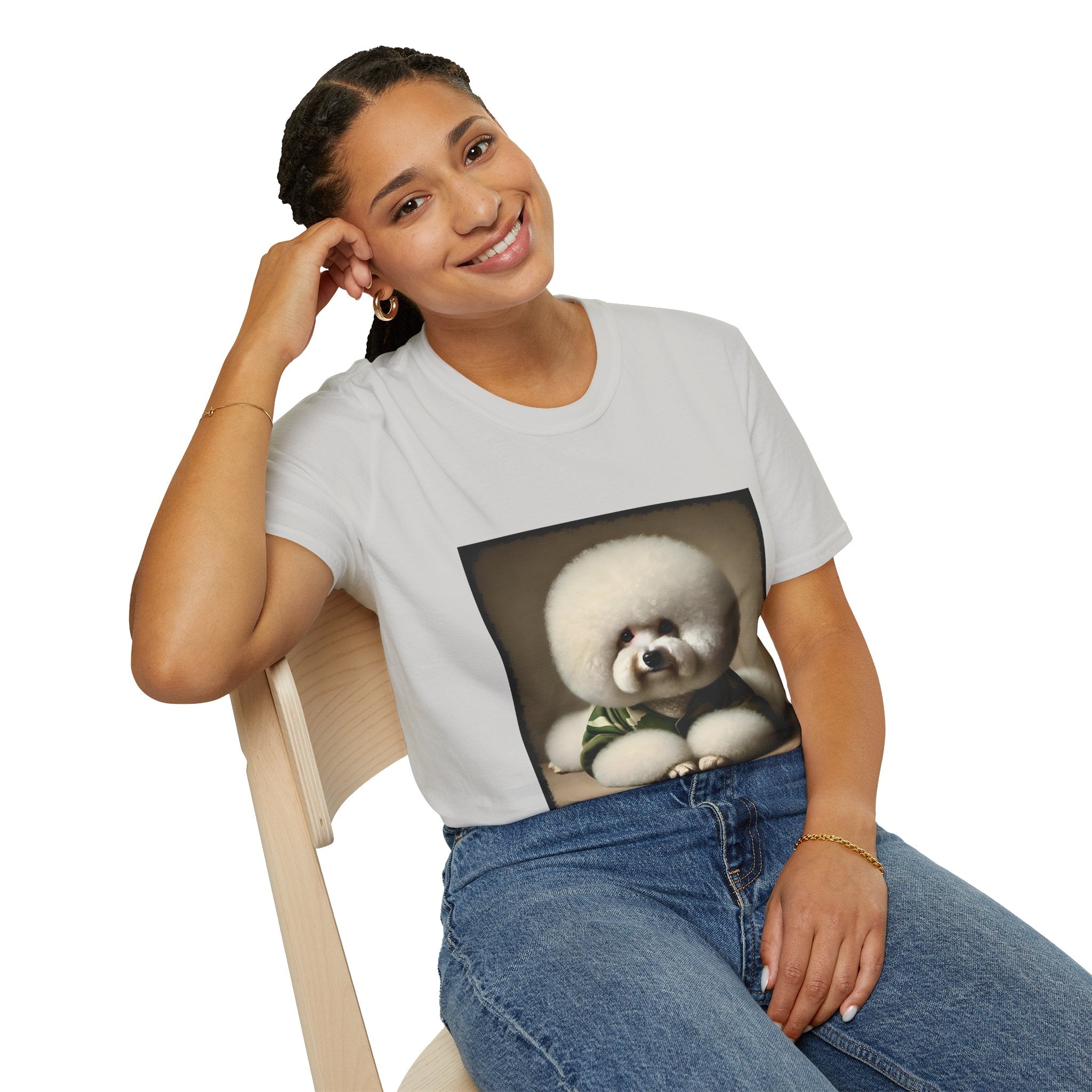 Bichon Frise Combat Cutie | Unisex Dog T-Shirt