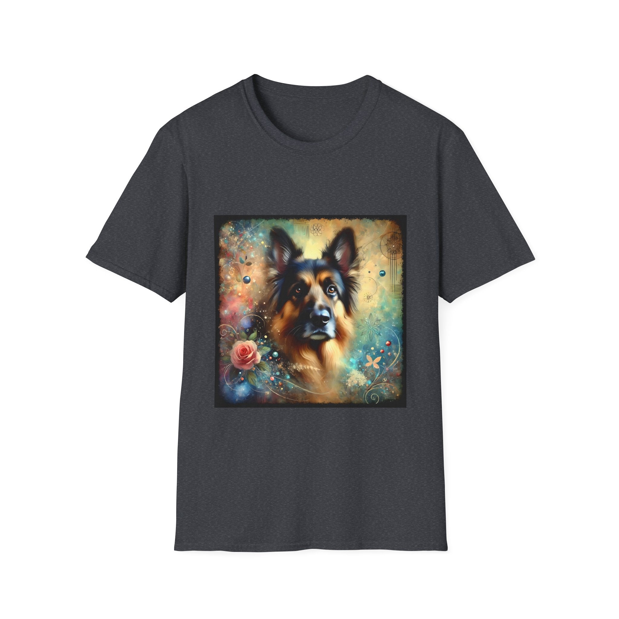 German Shepherd Rose Classic | Unisex Dog T-Shirt