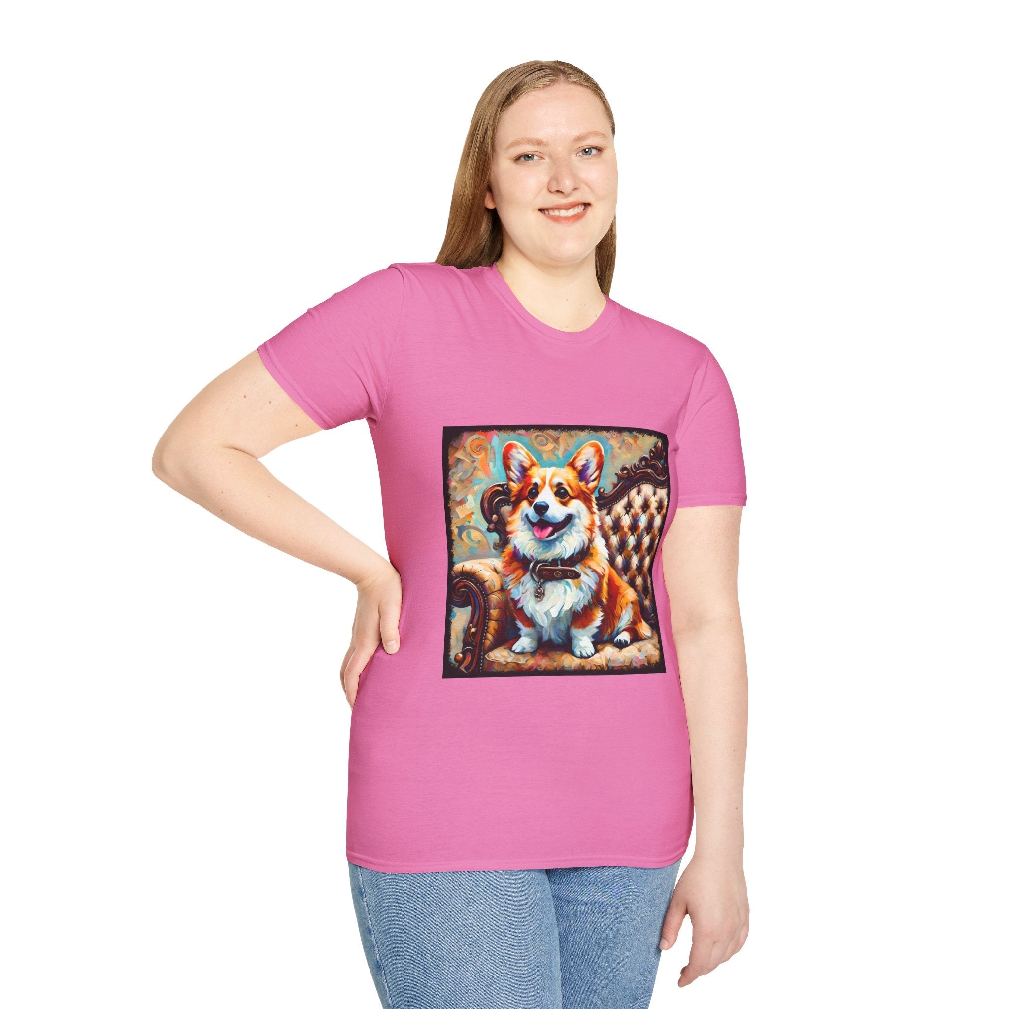 Pembroke Welsh Corgi Warm Swirl | Unisex Dog T-Shirt