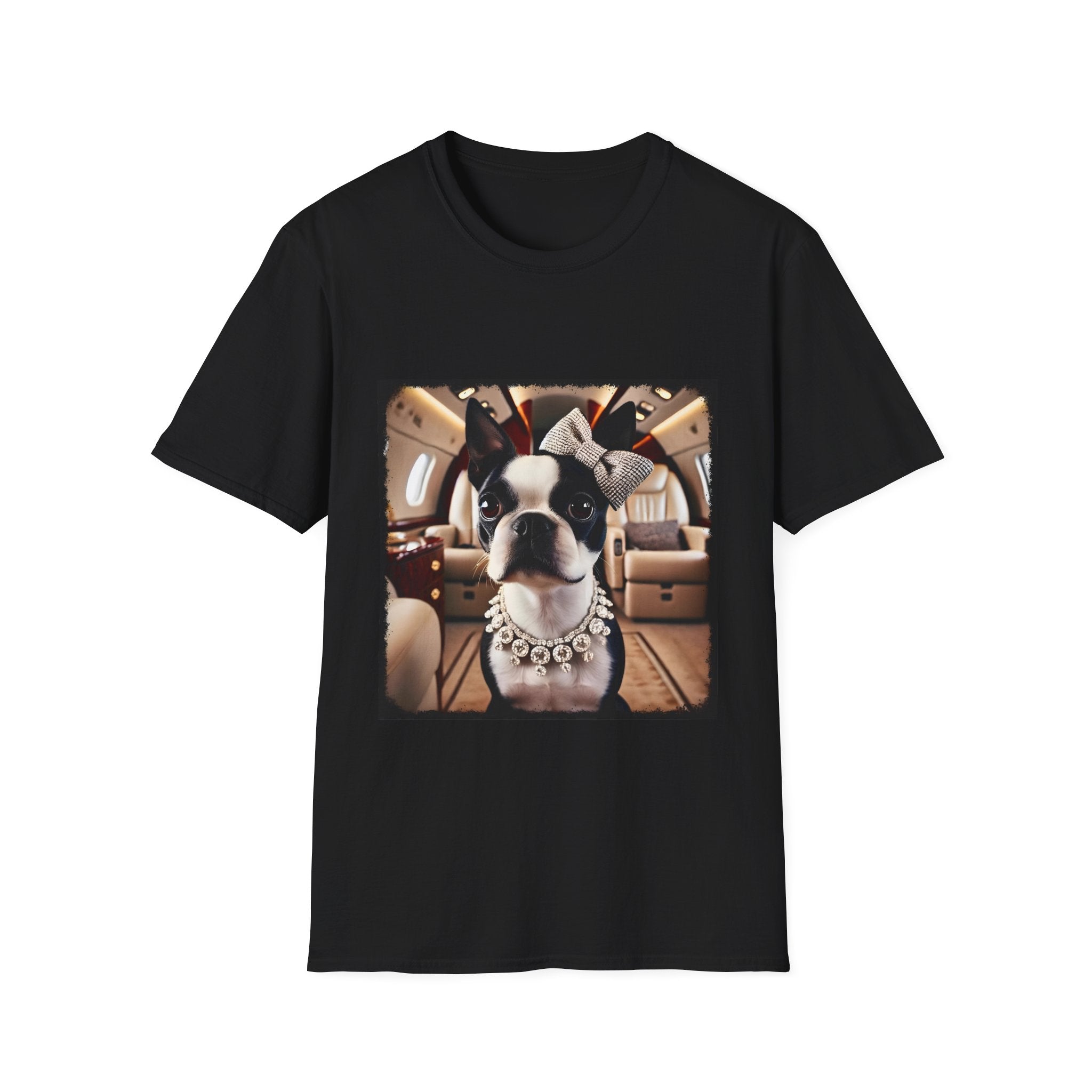 Boston Terrier Jet Setter | Unisex Dog T-Shirt