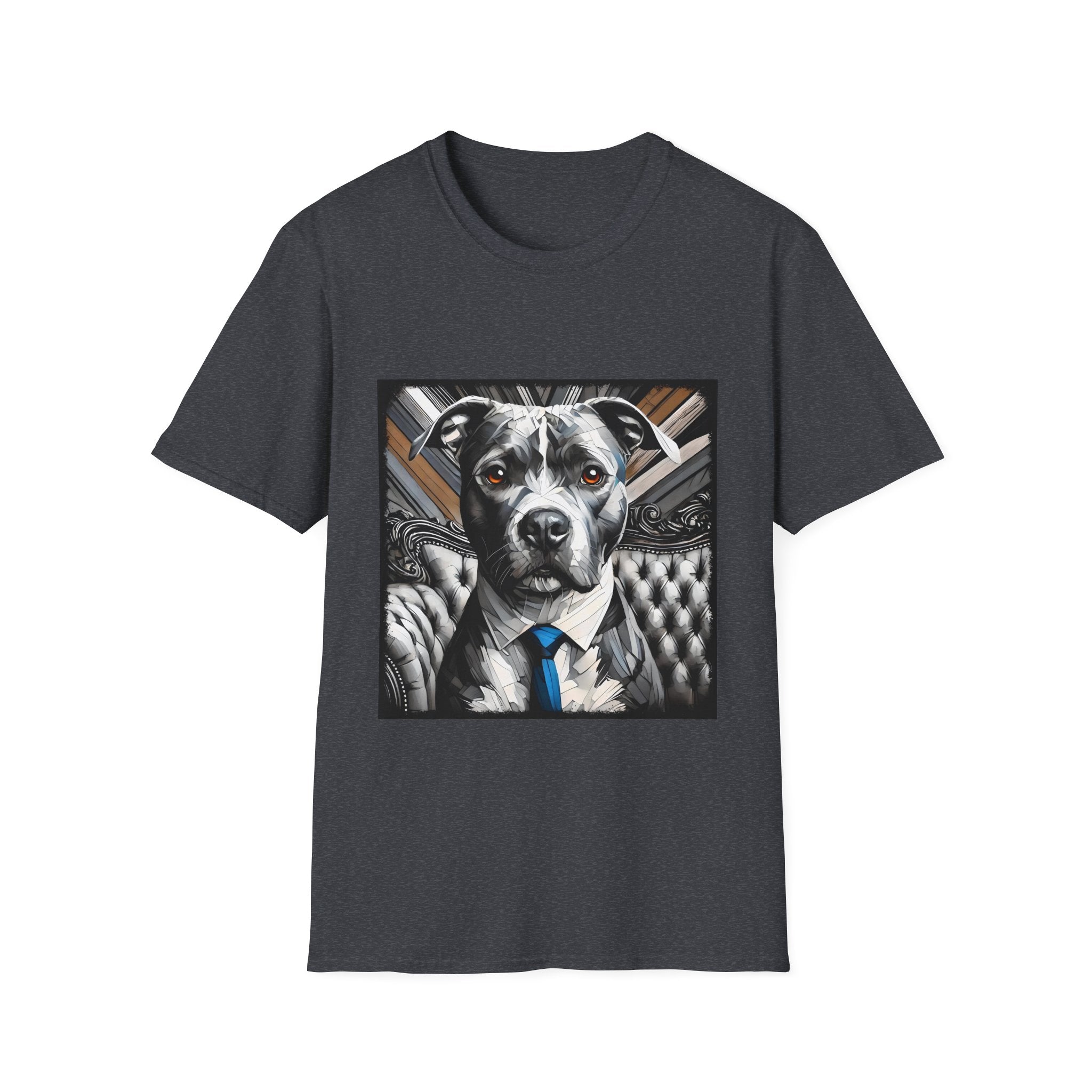 American Pit Bull Terrier B&W Bold Eyes | Unisex Dog T-Shirt