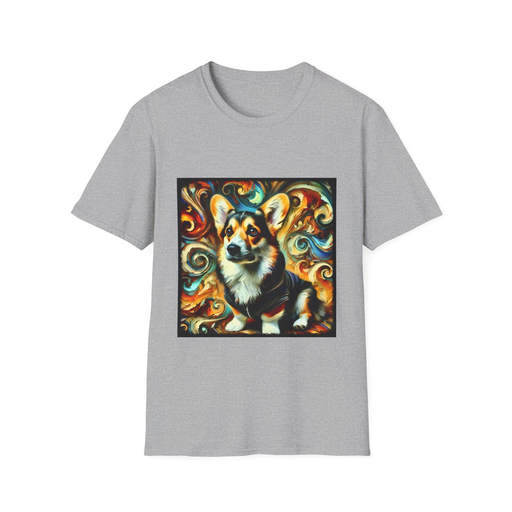 Pembroke Welsh Corgi Urban Bean Swirl | Unisex Dog T-Shirt