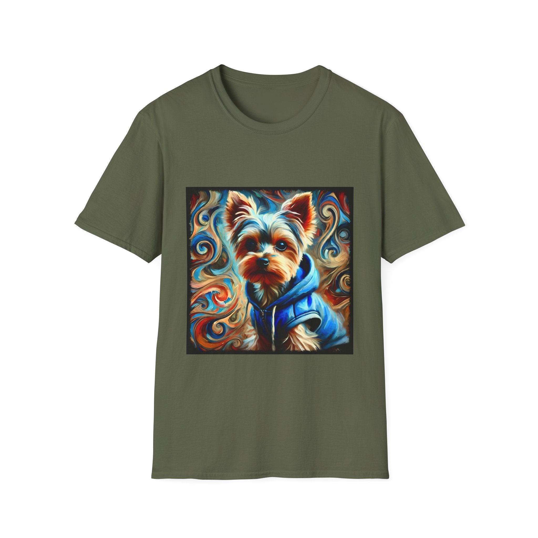 Yorkshire Terrier Metro Swirl | Unisex Dog T-Shirt