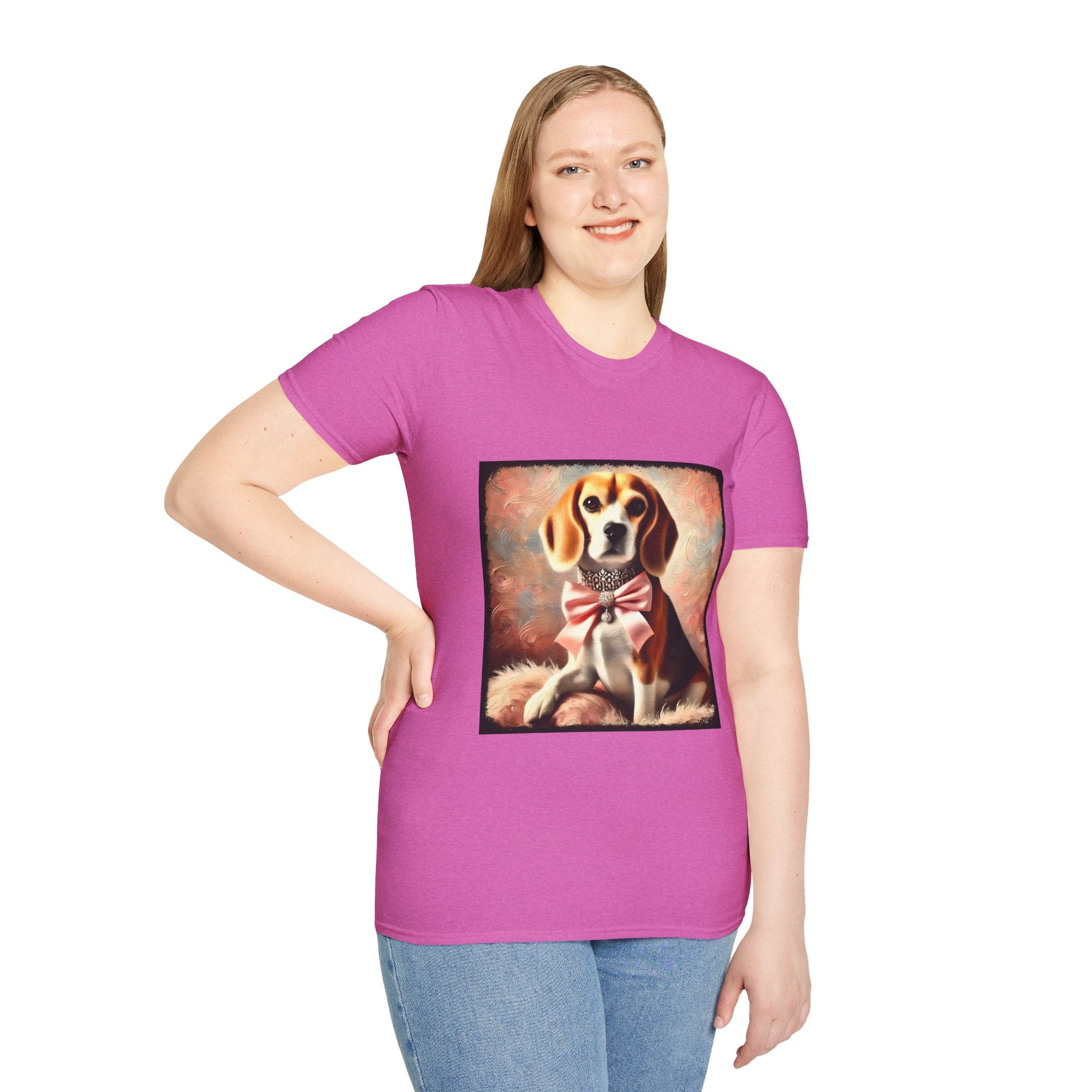 Beagle Diamond Princess Classic | Unisex Dog T-Shirt