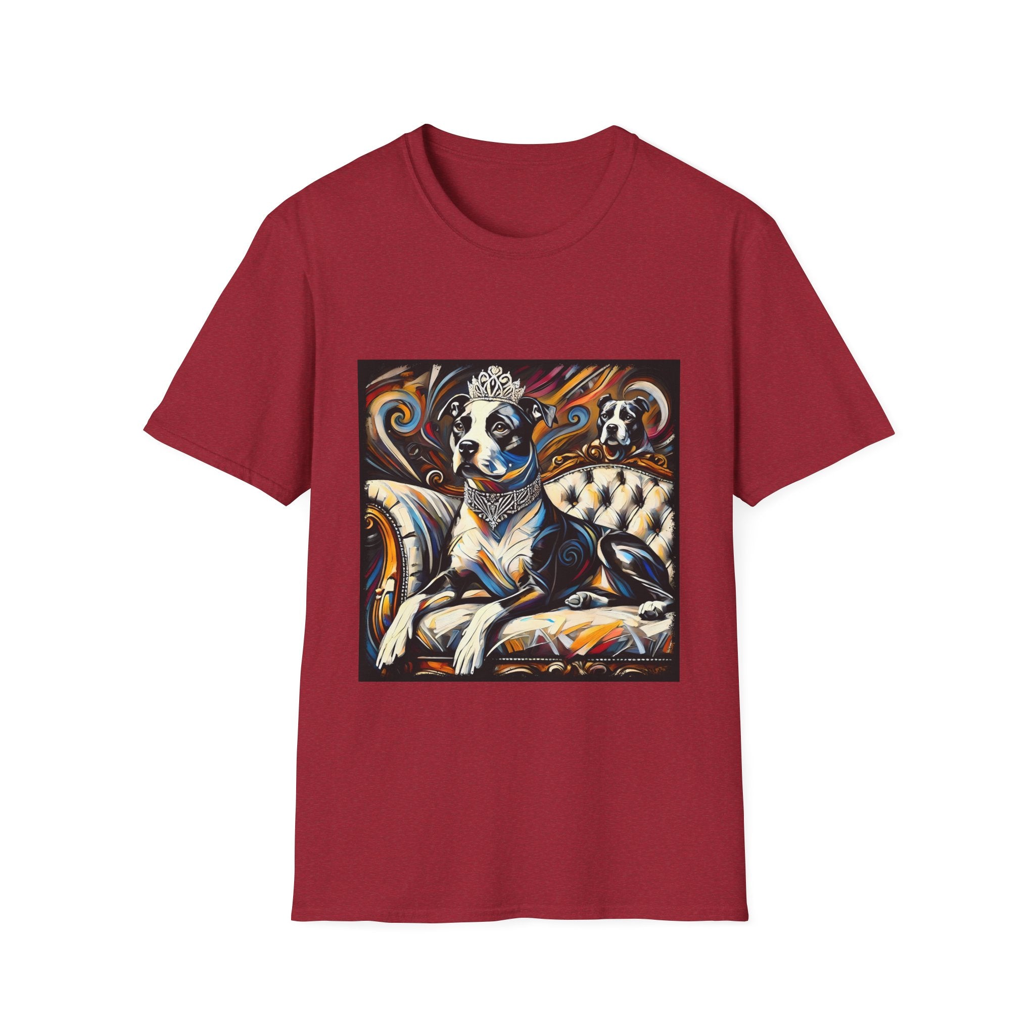 American Pit Bull Terrier Bold Princess Swirl  | Unisex Dog T-Shirt