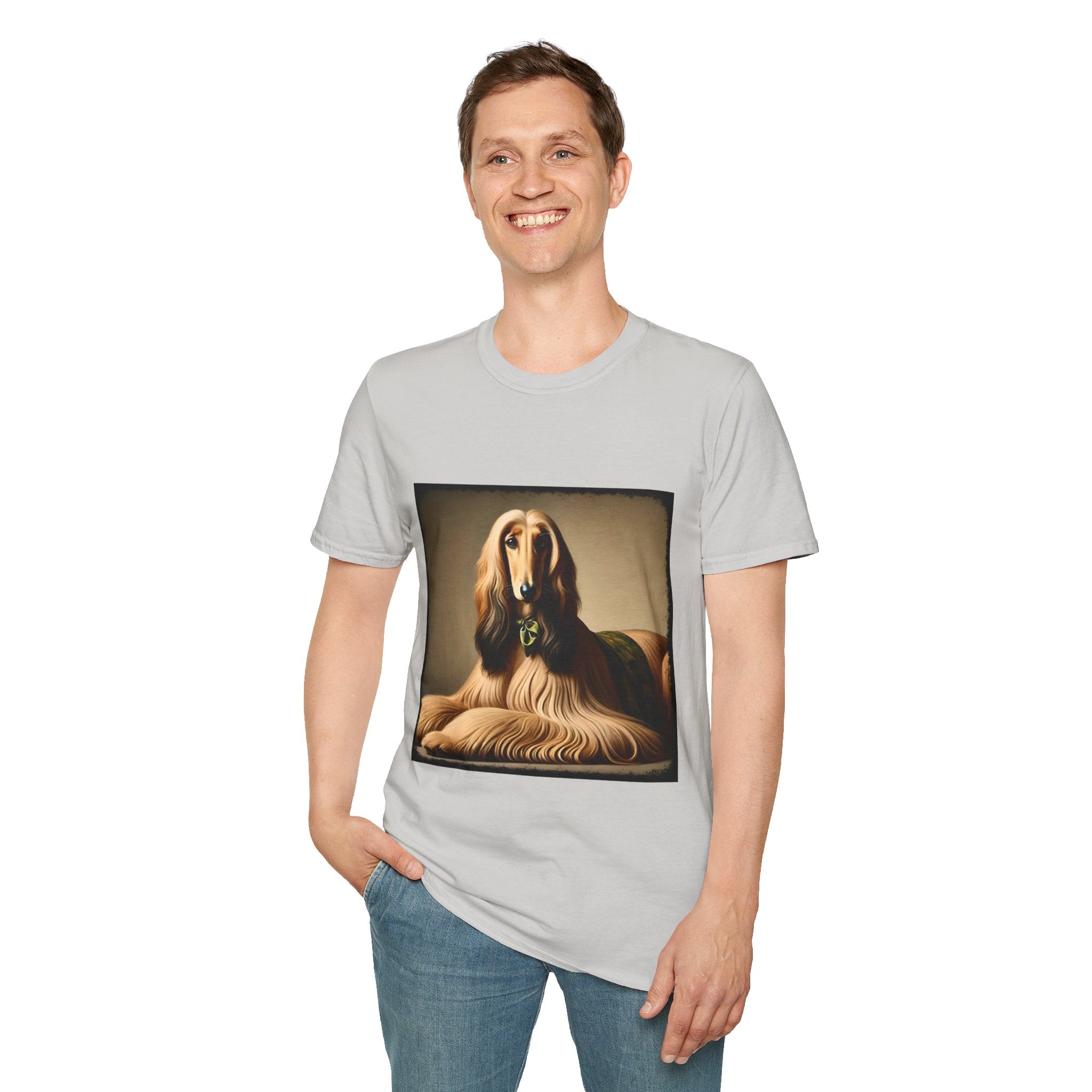 Afghan Hound Camo Cutie | Unisex Dog T-Shirt