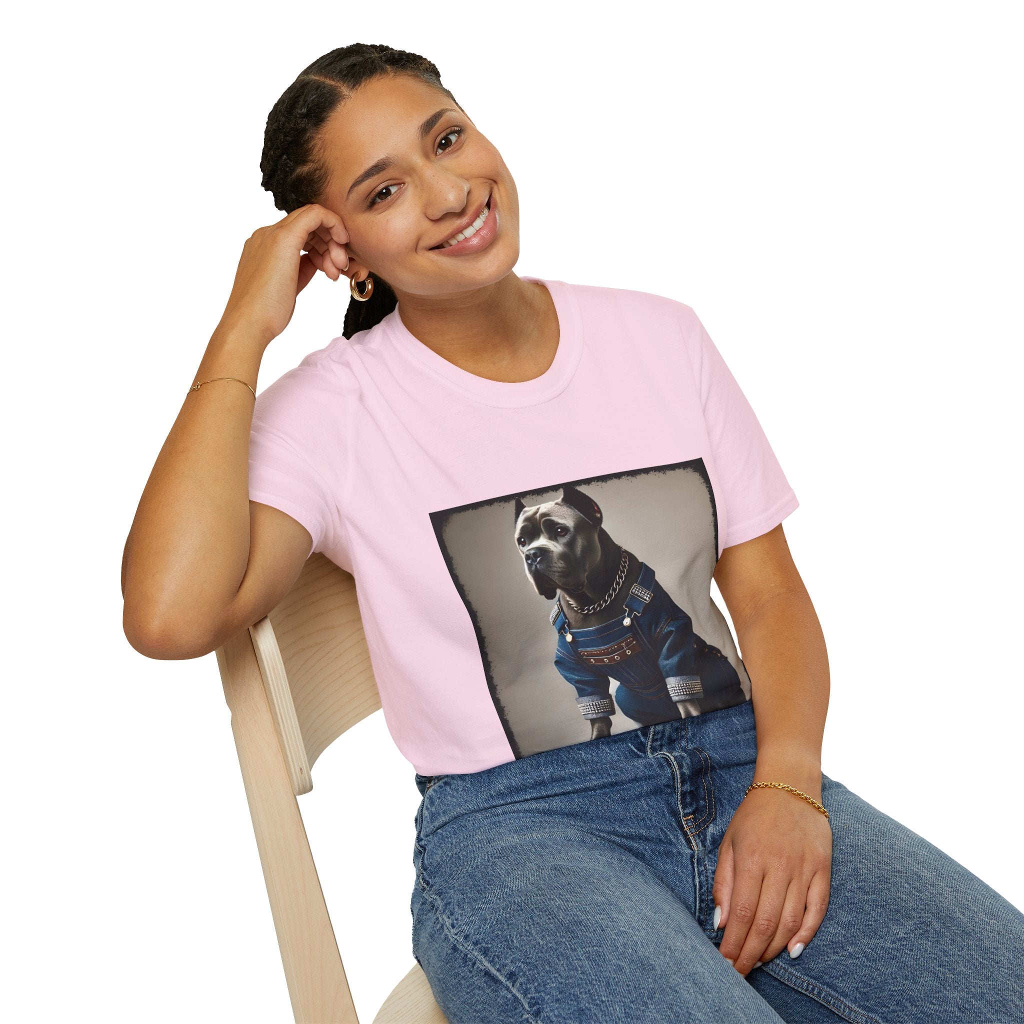 Cane Corso Denim & Diamonds | Unisex Dog T-Shirt