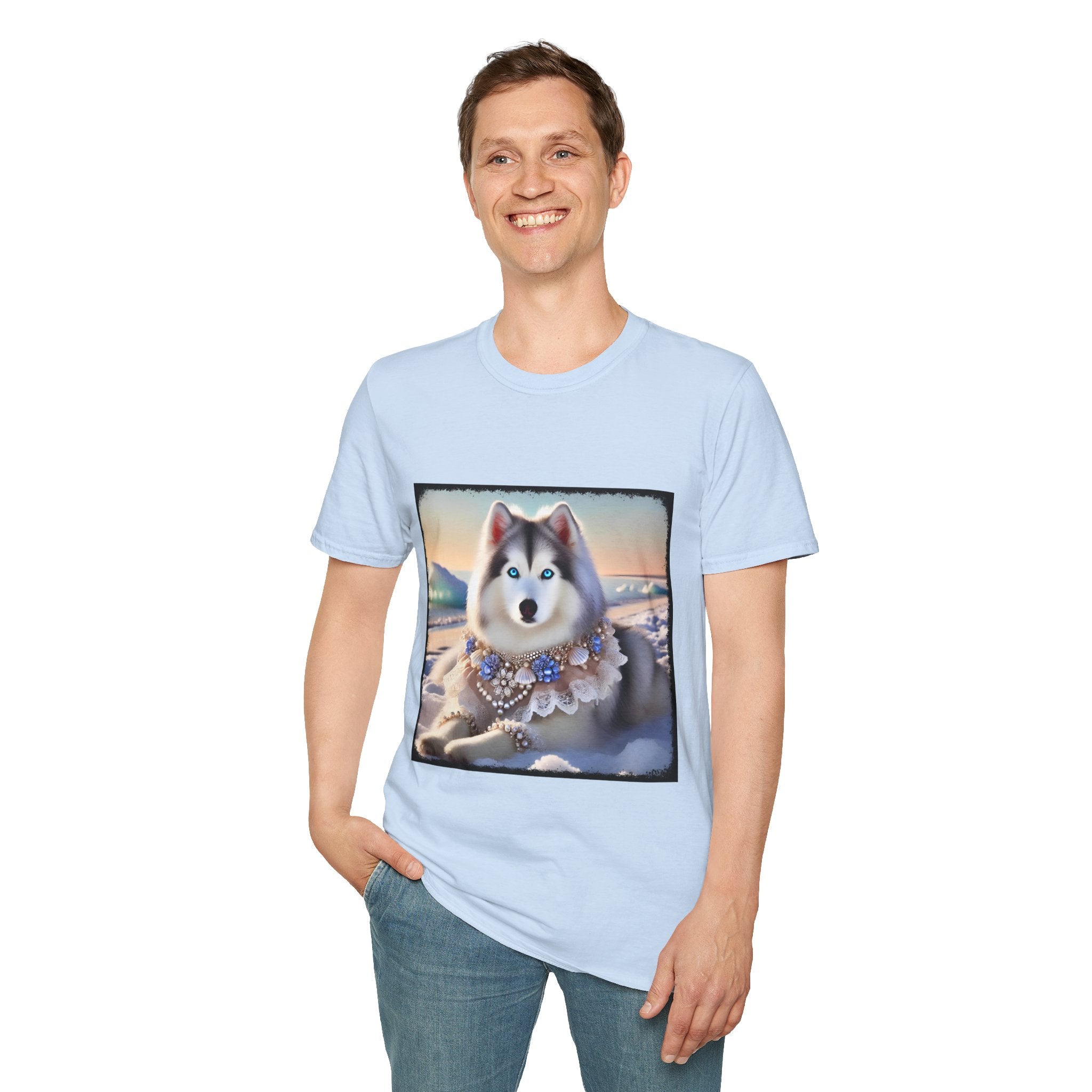 Siberian Husky Snow Princess | Unisex Dog T-Shirt