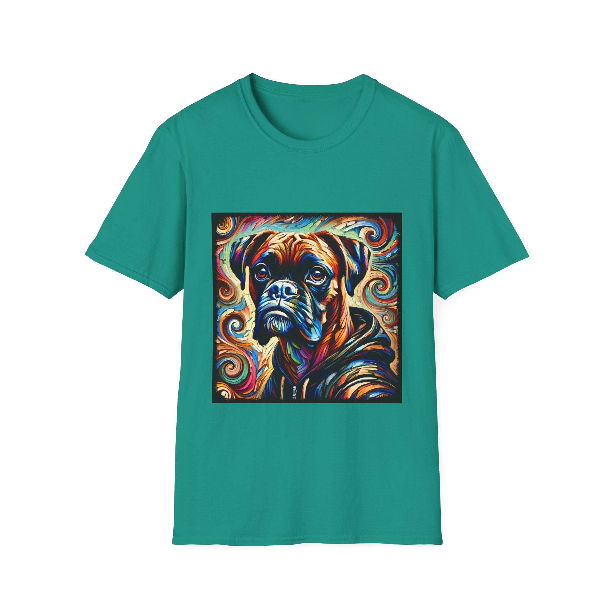 Boxer Relaxed Swirl | Unisex Dog T-Shirt