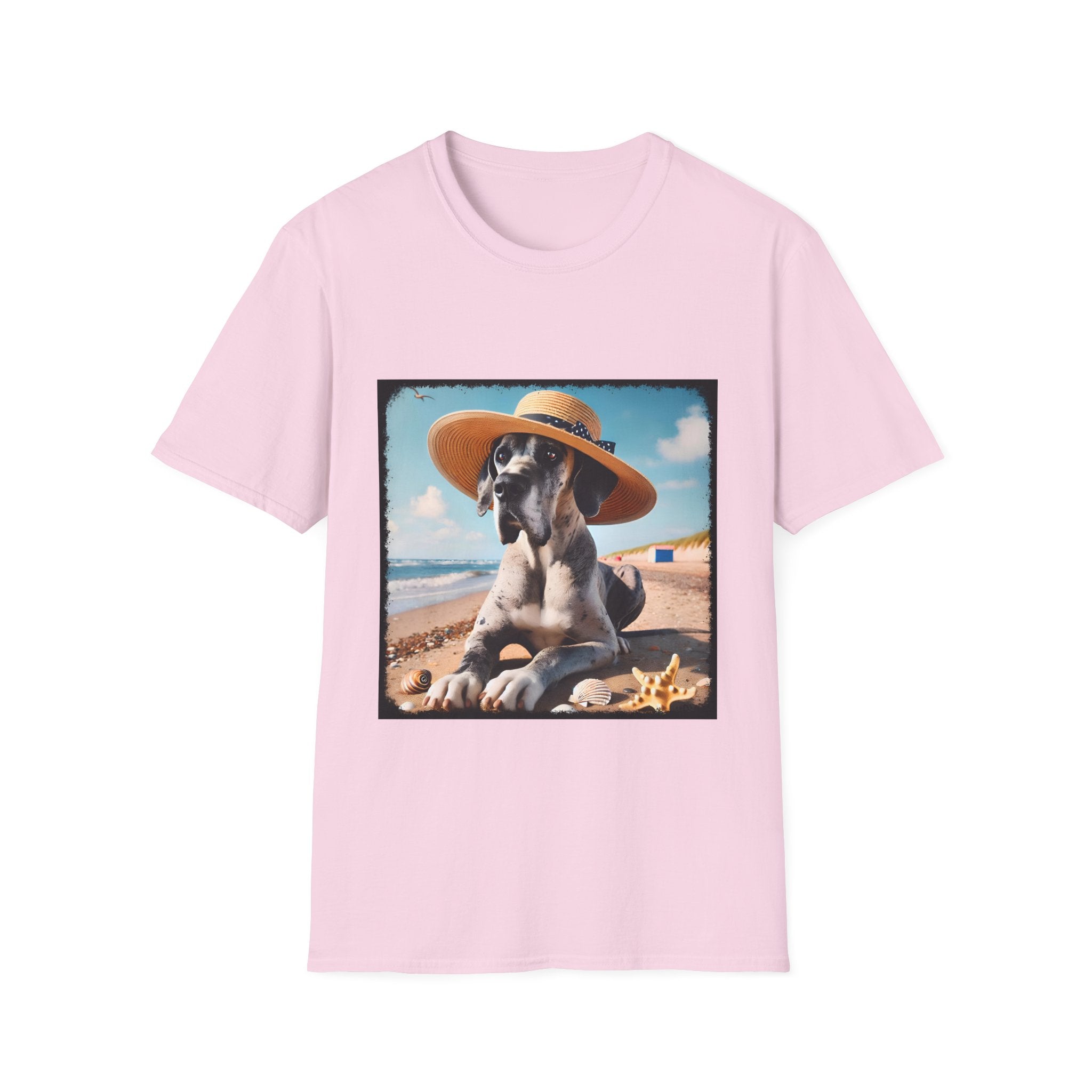 Great Dane Seaside Sass | Unisex Dog T-Shirt