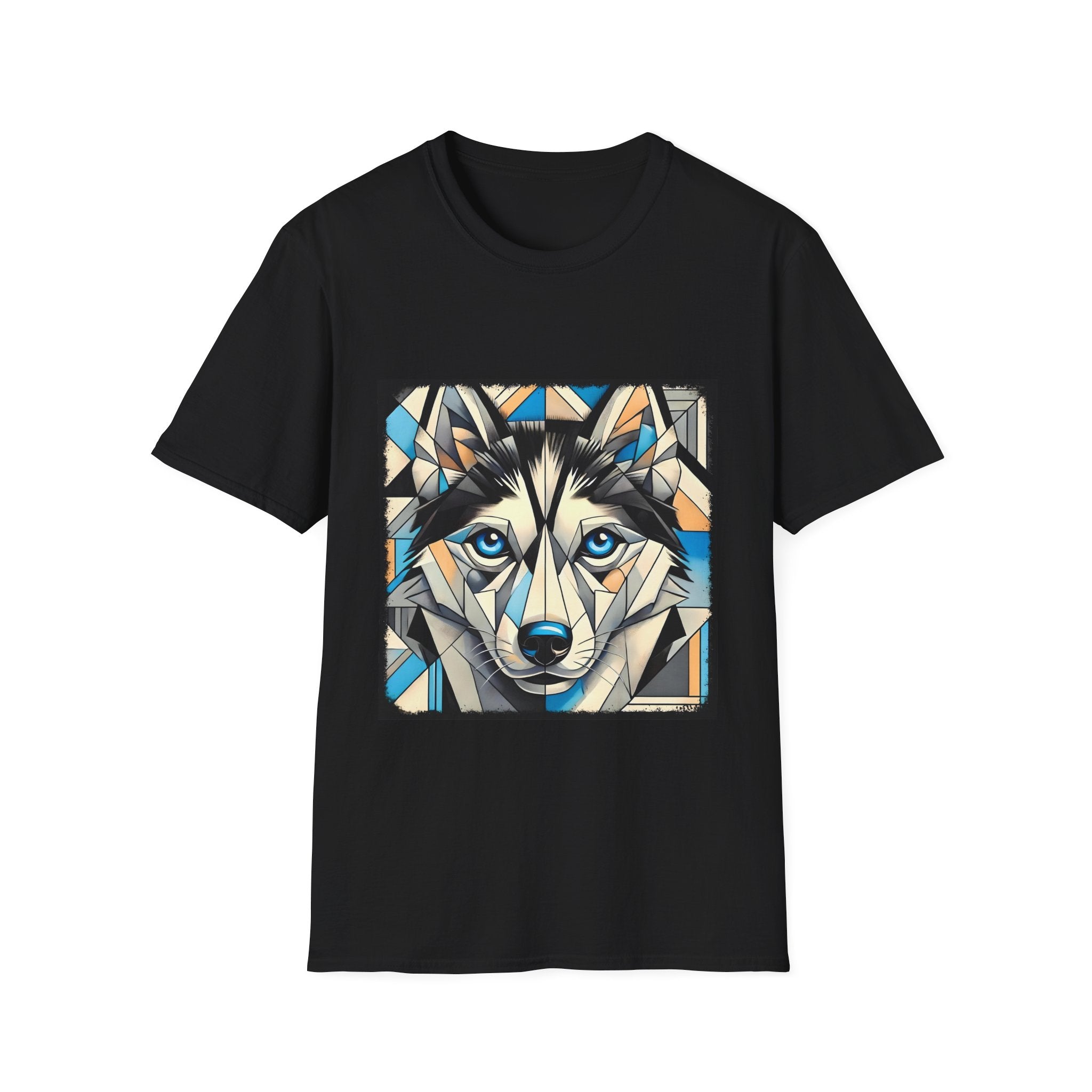 Siberian Husky Bold Geometric | Unisex Dog T-Shirt