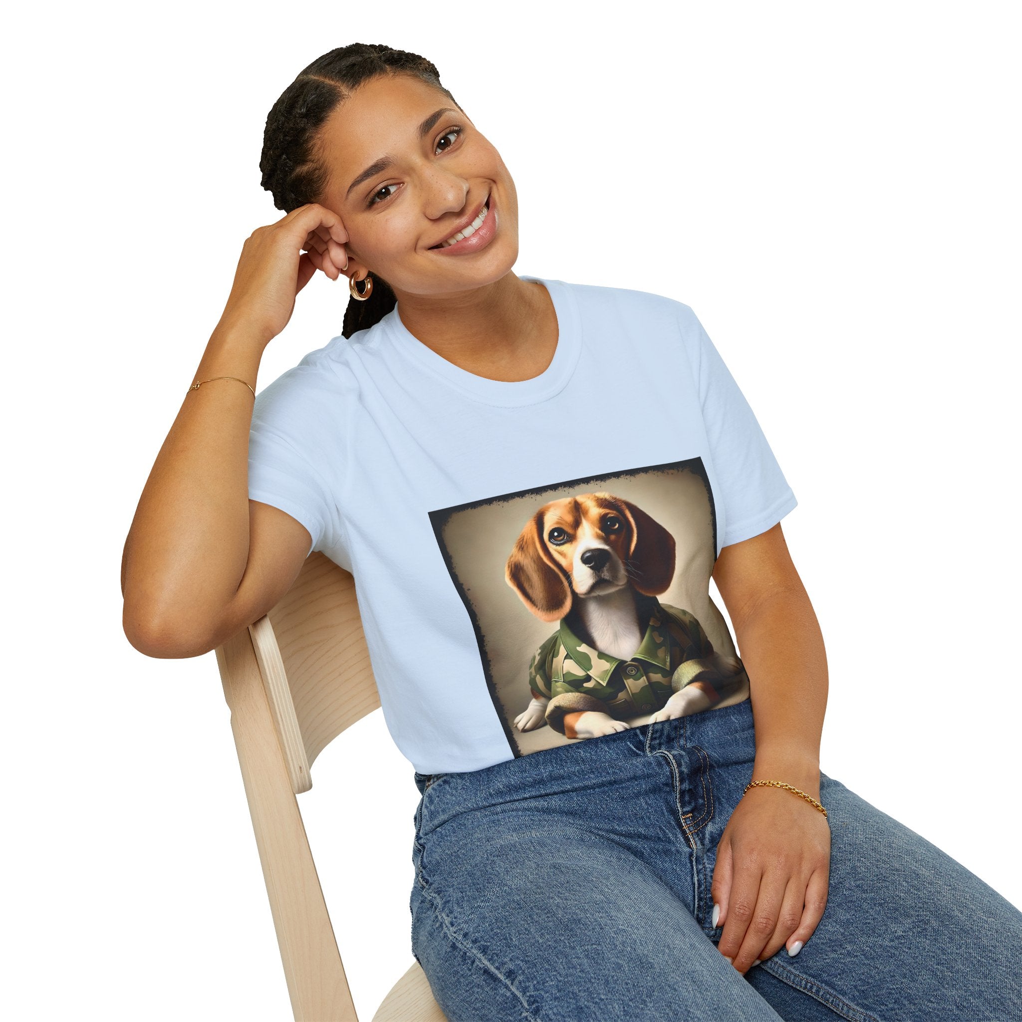 Beagle Camo Comrade | Unisex Dog T-Shirt