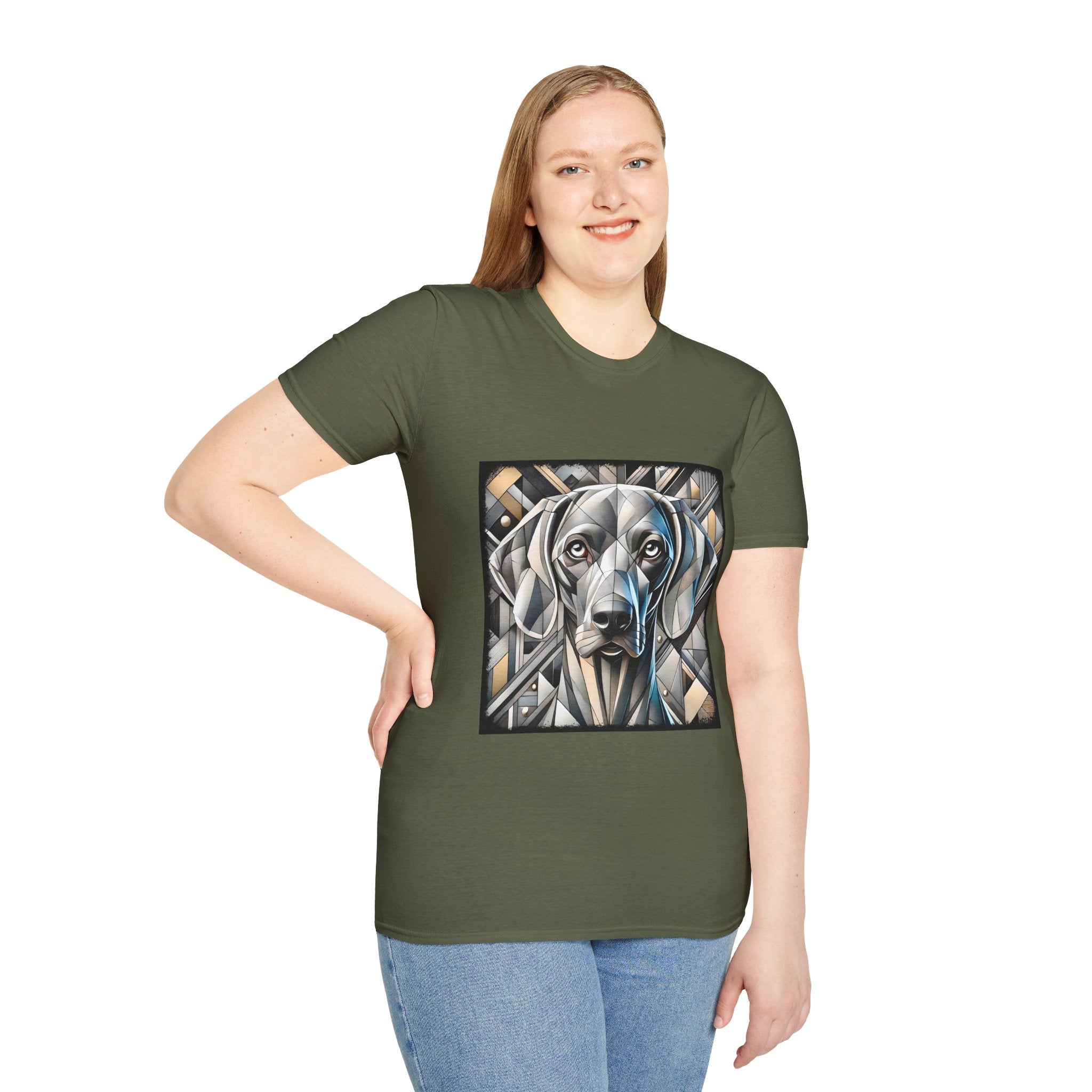 Weimaraner Geometric | Unisex Dog T-Shirt