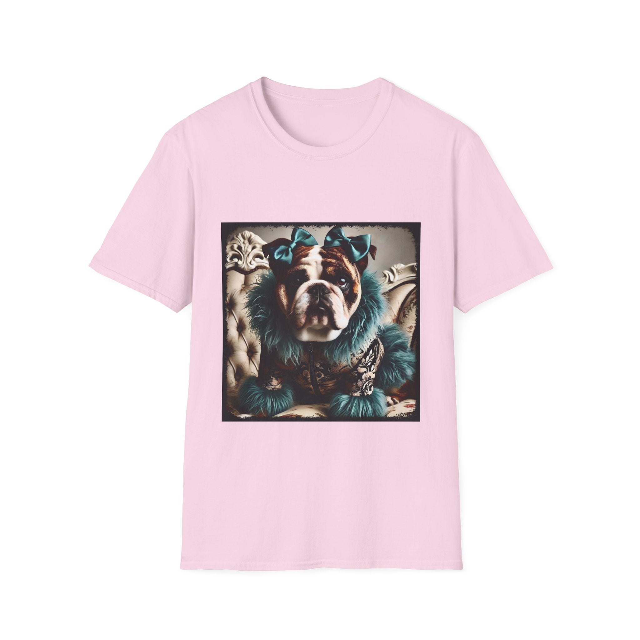 Bulldog Fur Fashionista | Unisex Dog T-Shirt
