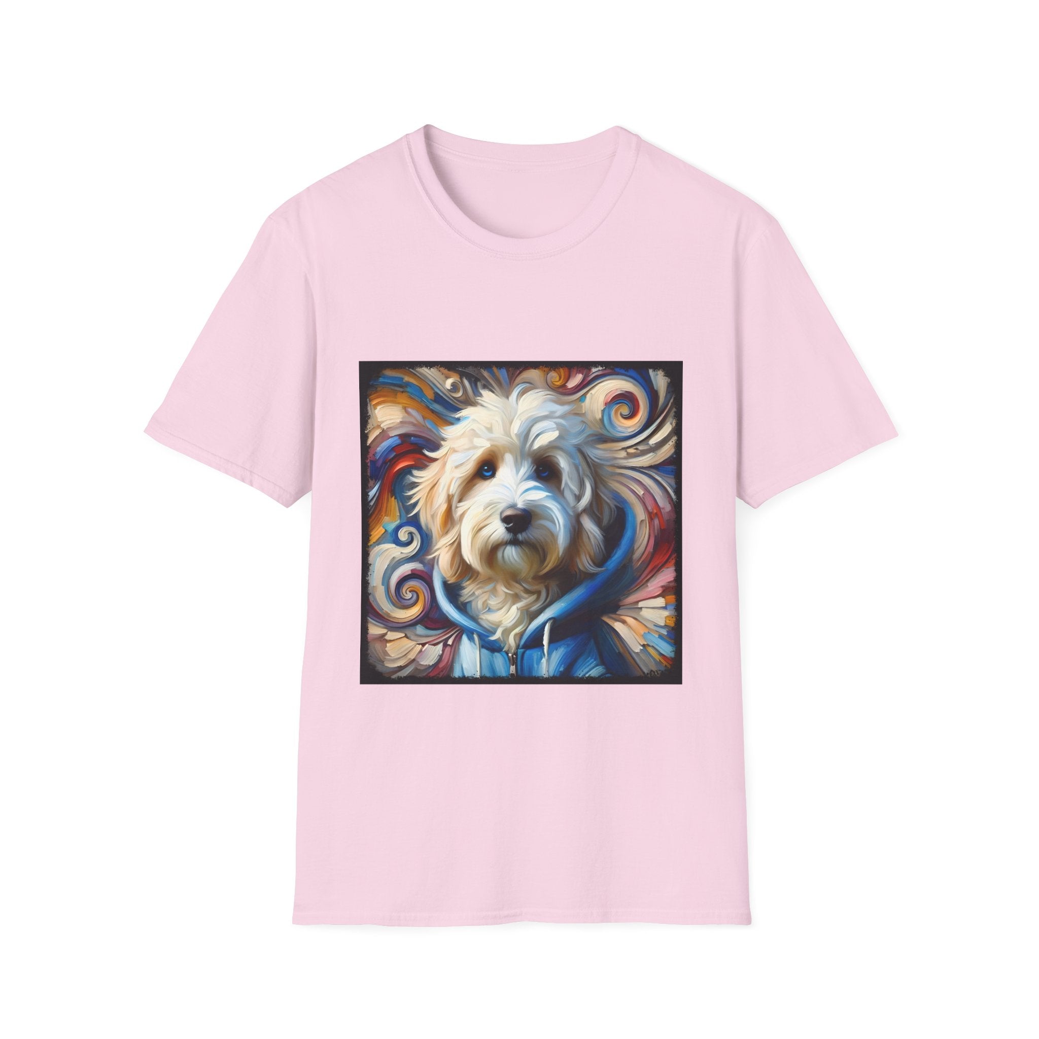 Sheepadoodle Blue Hoodie Swirl | Unisex Dog T-Shirt