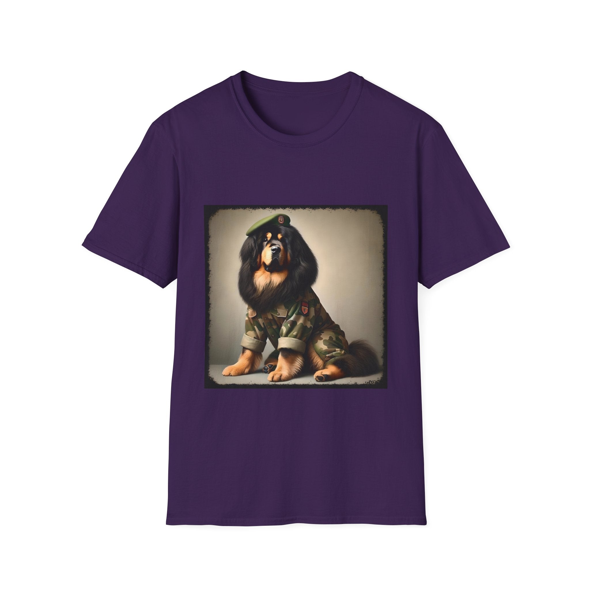 Tibetan Mastiff Camo Cutie | Unisex Dog T-Shirt