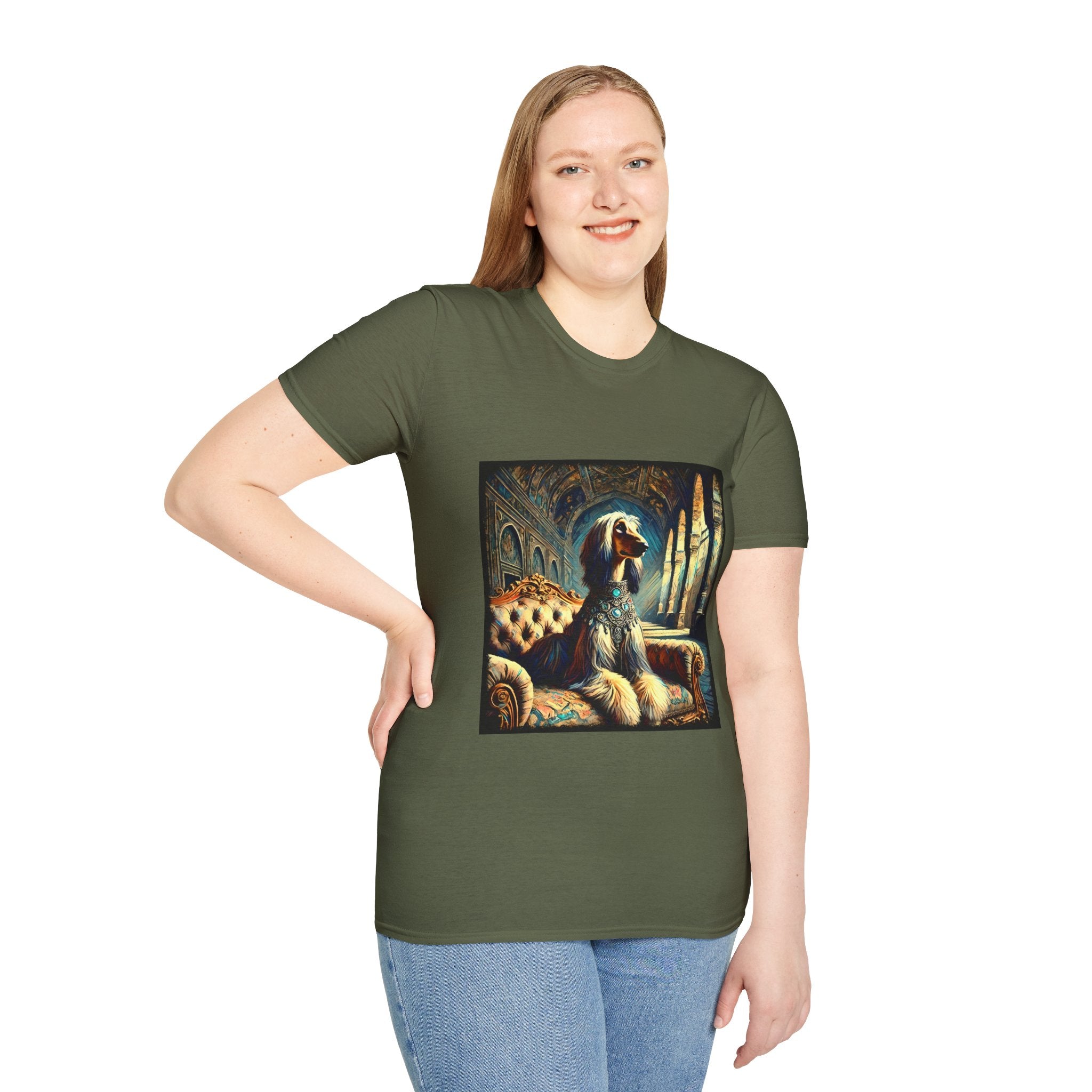 Afghan Hound Royal Princess | Unisex Dog T-Shirt