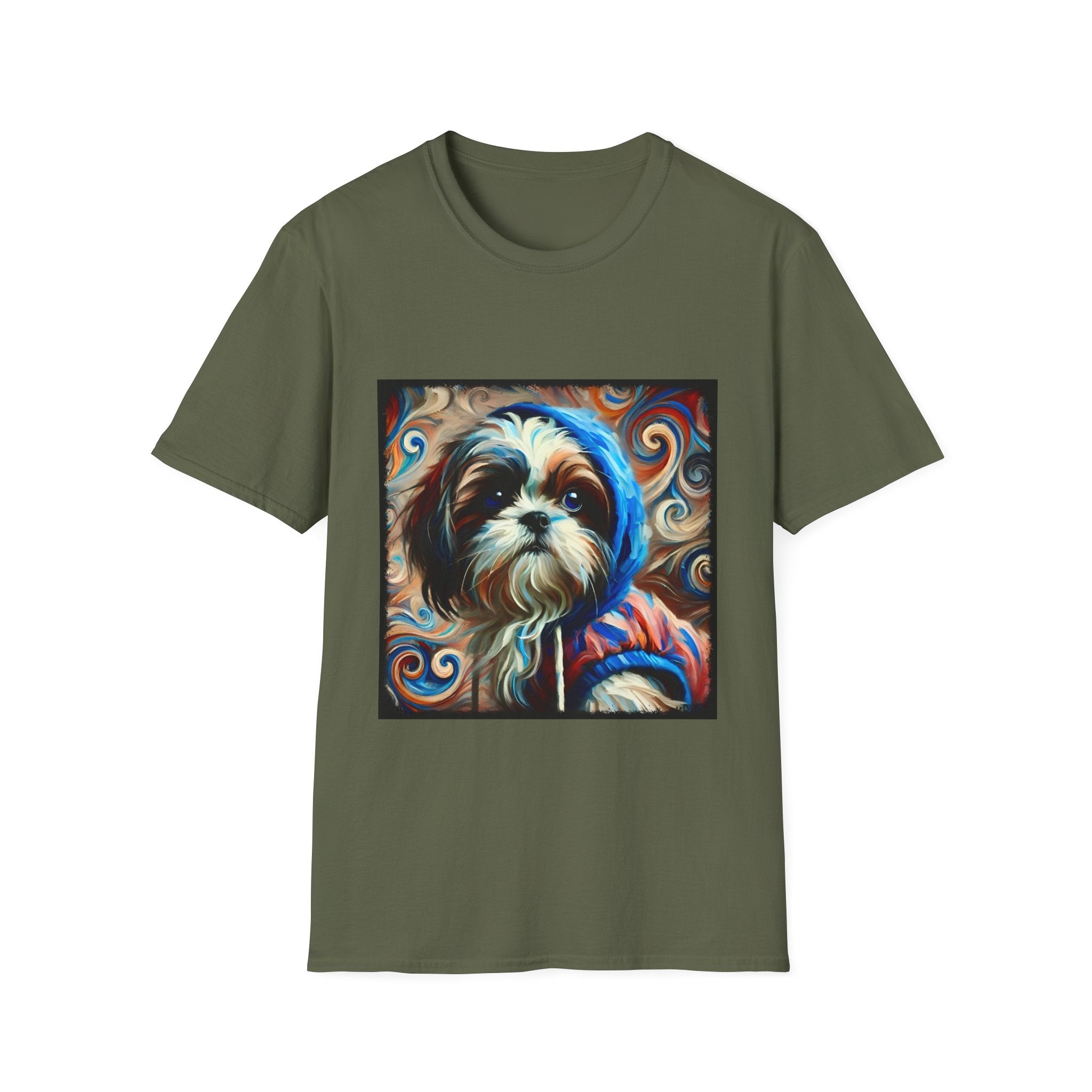 Shih Tzu Lowkey Swirl | Unisex Dog T-Shirt