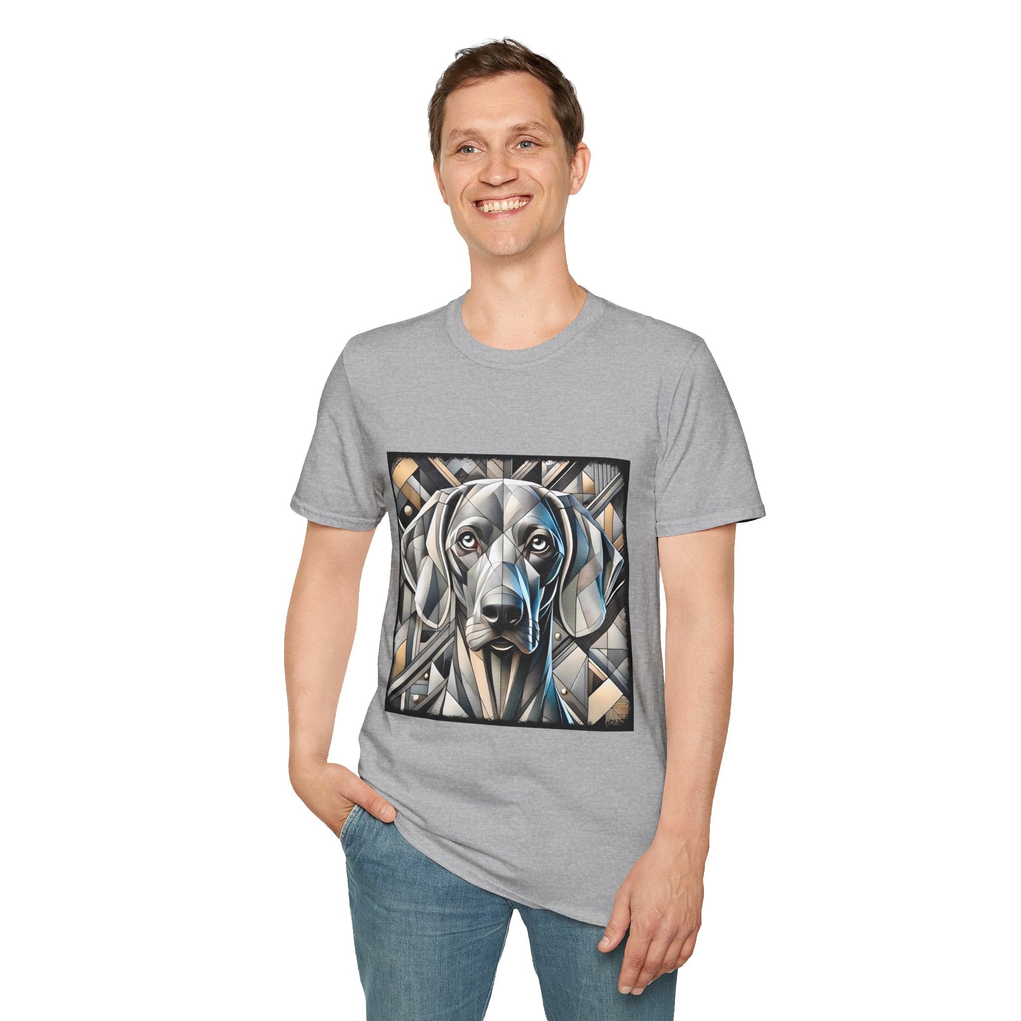 Weimaraner Geometric | Unisex Dog T-Shirt