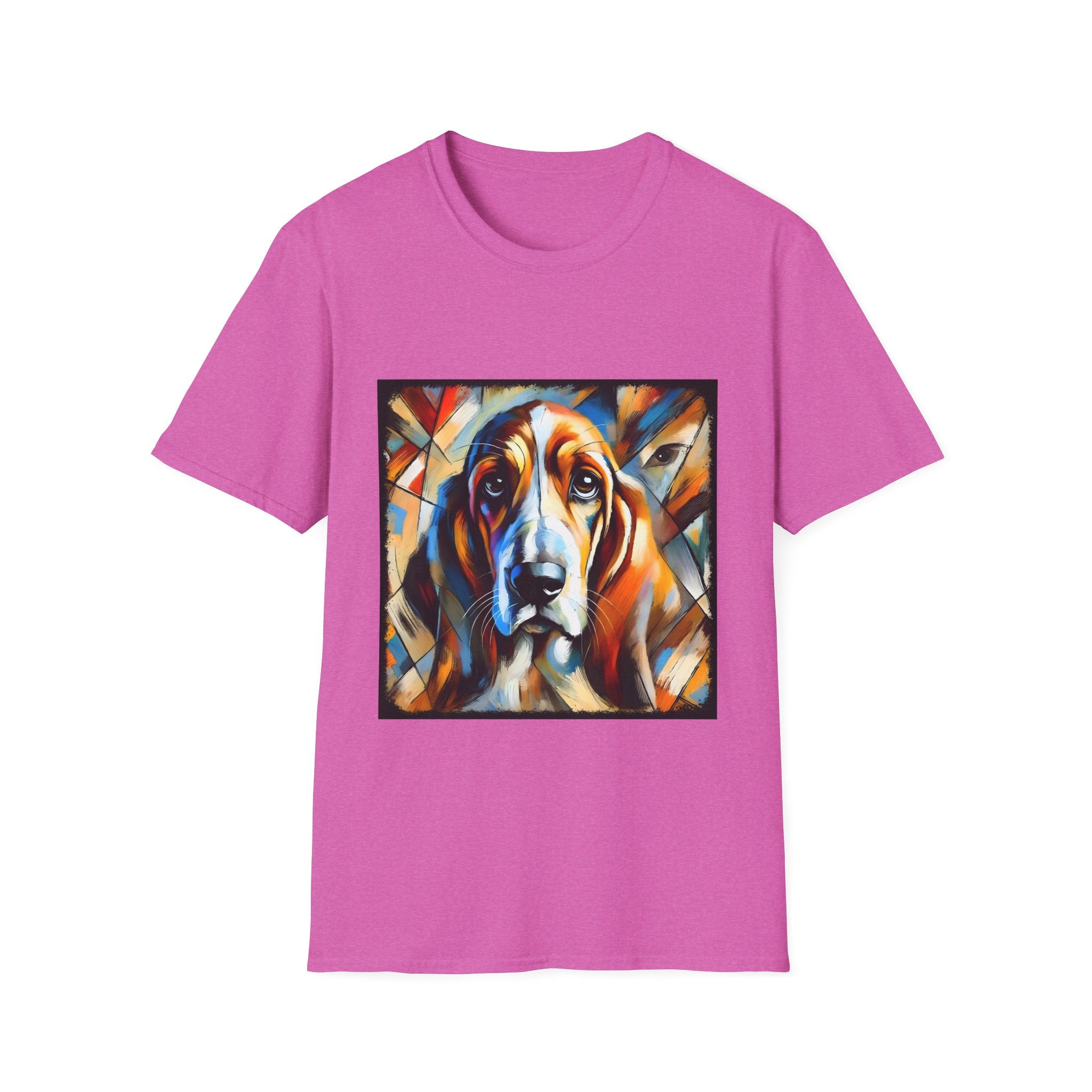 Basset Hound Bold Swirl | Unisex Dog T-Shirt