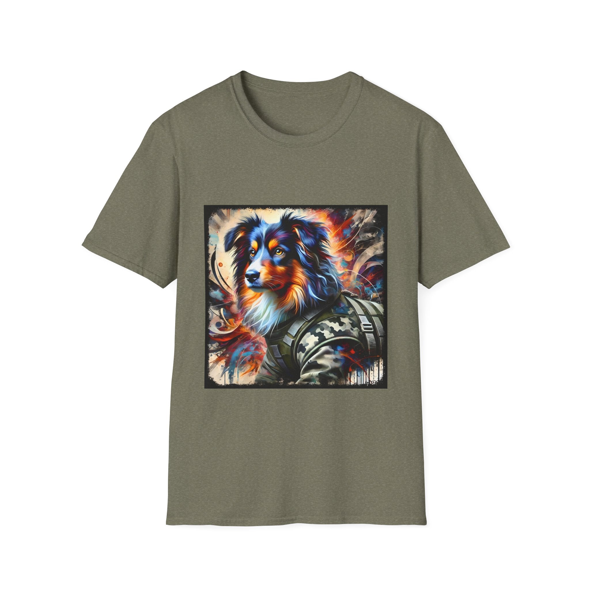 Miniature American Shepherd Camo Classic | Unisex Dog T-Shirt