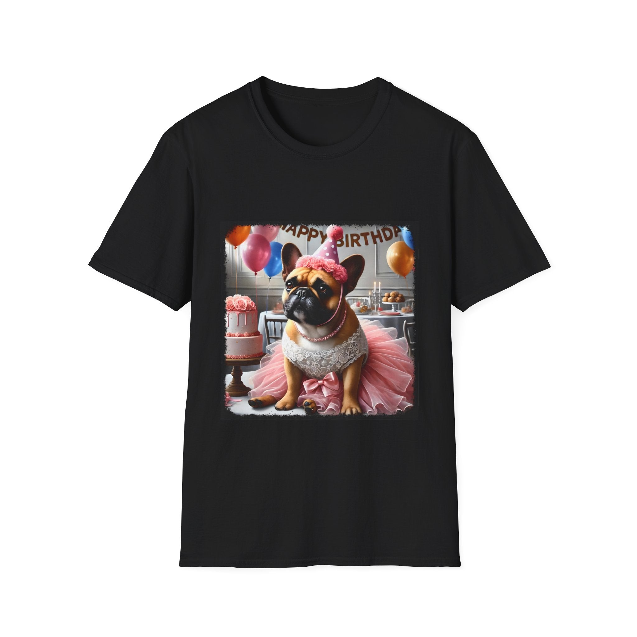 French Bulldog Birthday Girl | Unisex Dog T-Shirt