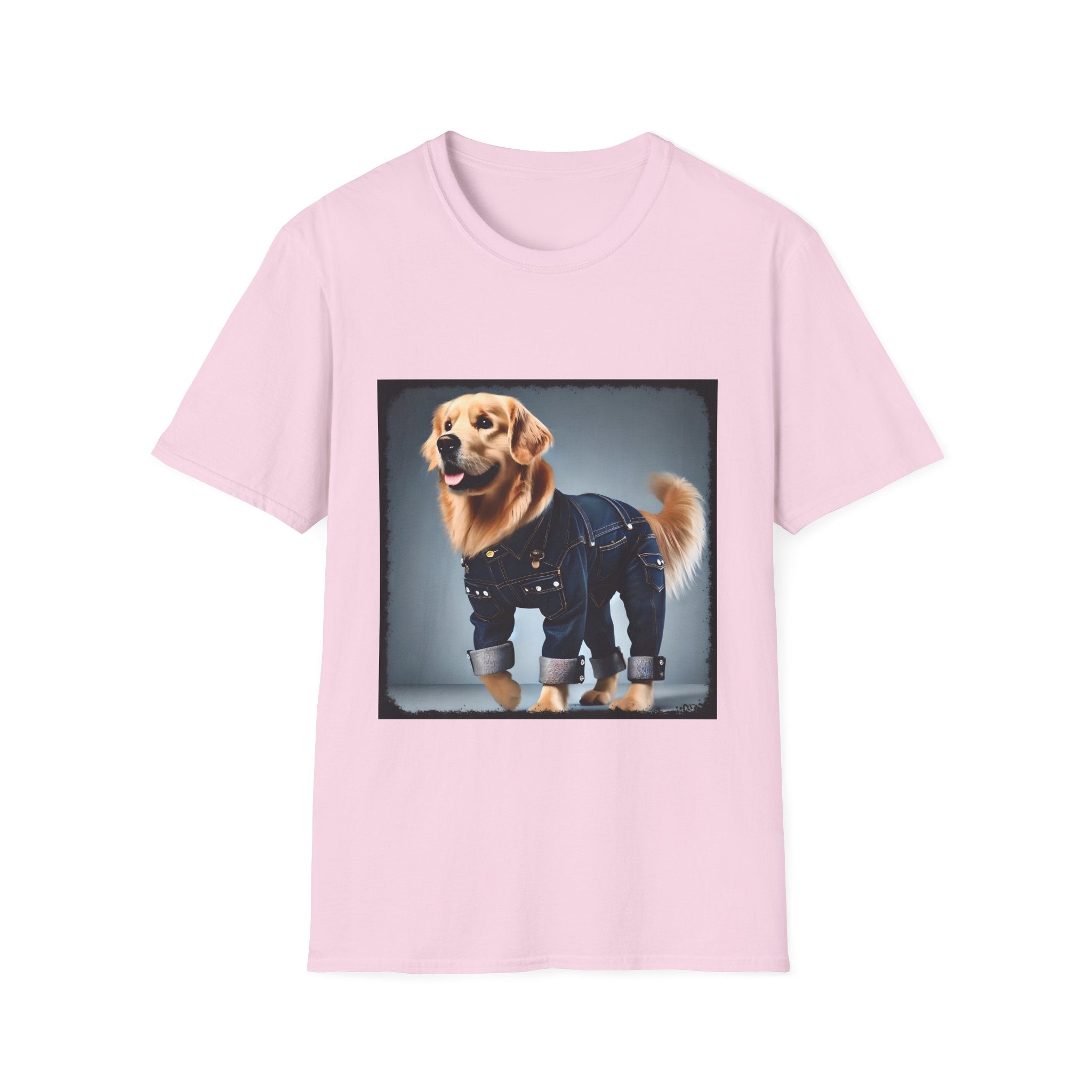 Golden Retriever Denim Diva | Unisex Dog T-Shirt