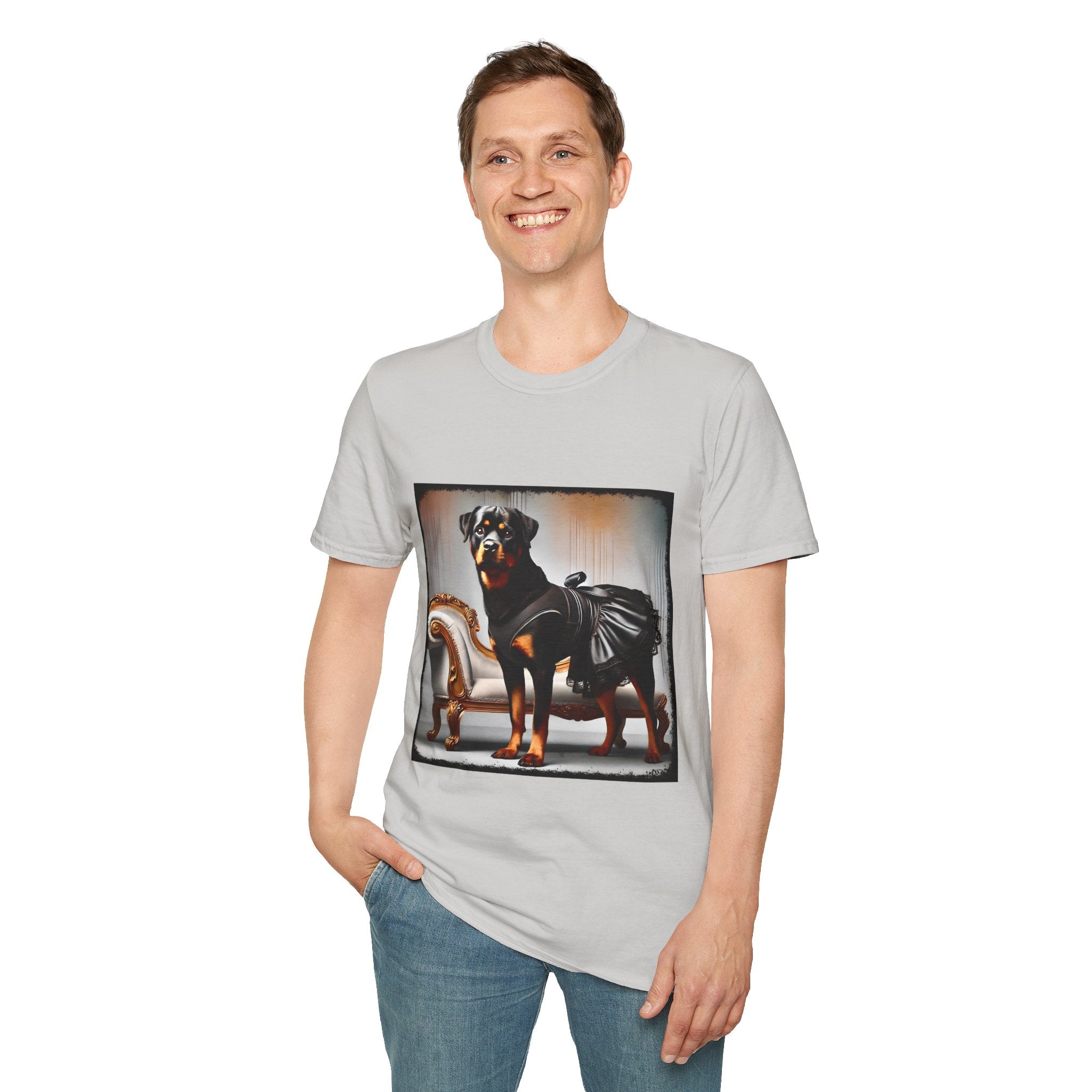 Rottweiler Leather & Lace | Unisex Dog T-Shirt