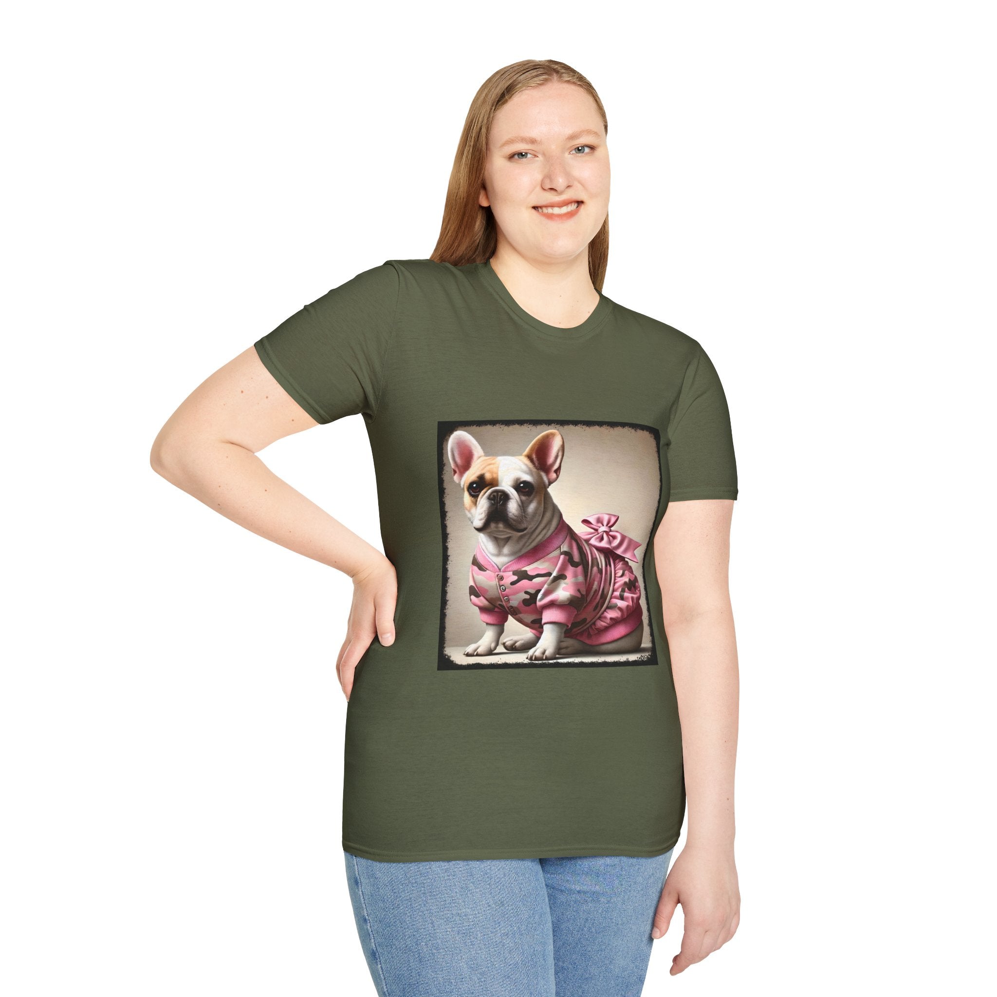 French Bulldog Camo Babygirl | Unisex Dog T-Shirt