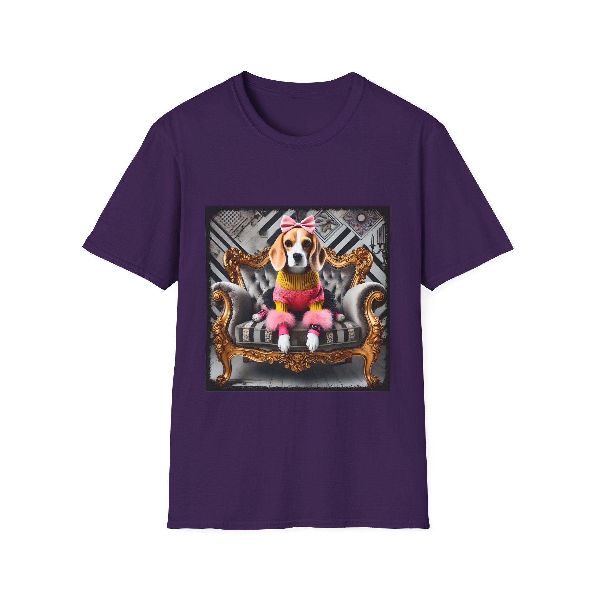 Beagle Pink Diva | Unisex Dog T-Shirt