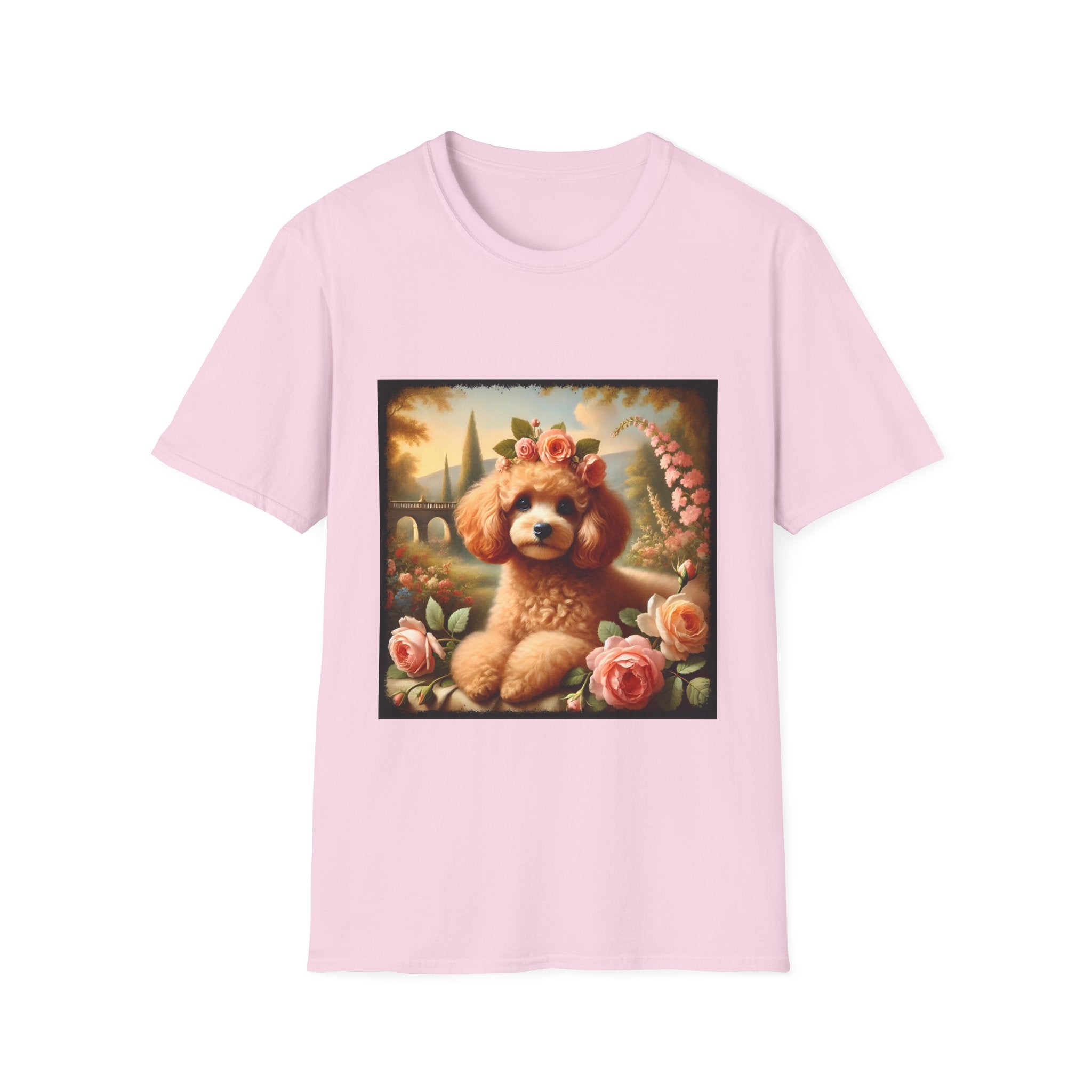 Poodle Pink Blossom | Unisex Dog T-Shirt